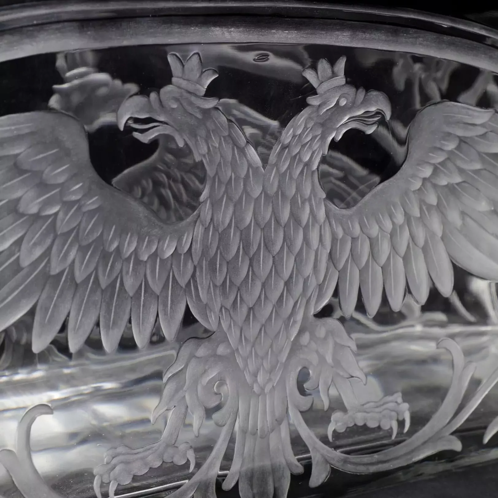 RUSSIAN CRYSTAL JARDINIÈRE OF THE IMPERIAL GLASS FACTORY RUSSIA, SAINT PETERSBURG, 1912