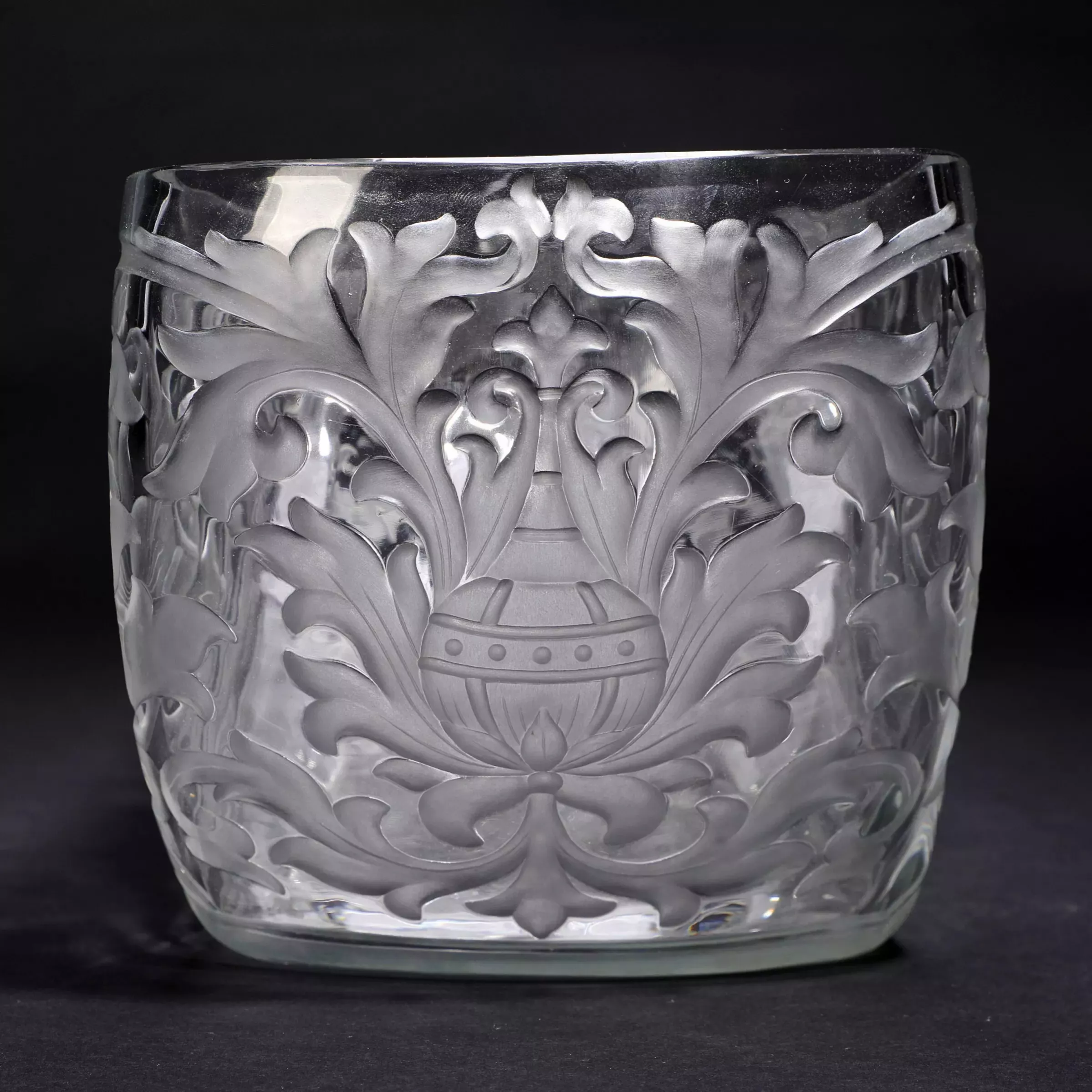 RUSSIAN CRYSTAL JARDINIÈRE OF THE IMPERIAL GLASS FACTORY RUSSIA, SAINT PETERSBURG, 1912