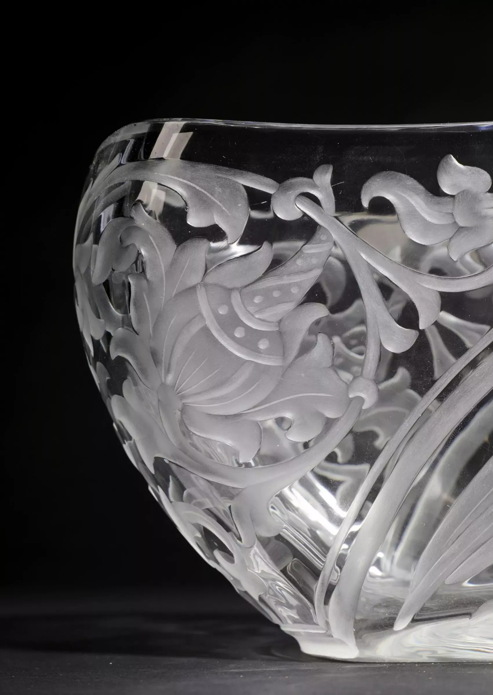 RUSSIAN CRYSTAL JARDINIÈRE OF THE IMPERIAL GLASS FACTORY RUSSIA, SAINT PETERSBURG, 1912
