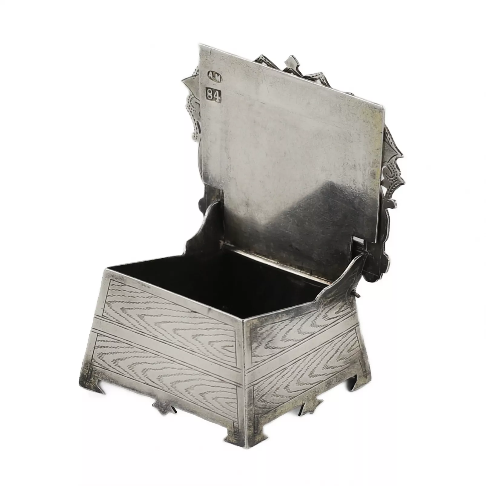 Salière russe en argent et émail. Alexandre Moukhine. Russie. Moscou 1880 