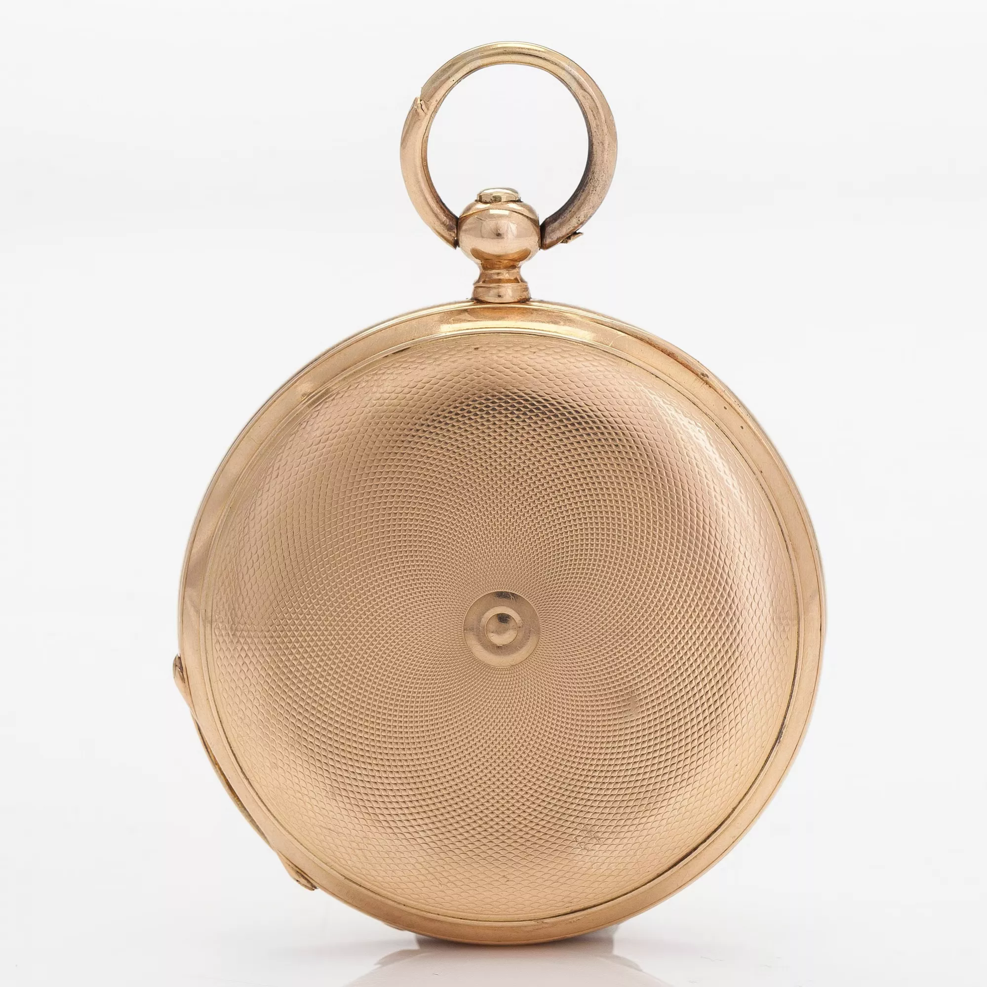 Pavel Buré. Montre de poche en or 14 carats sur chaîne. Russie 19ème siècle. 