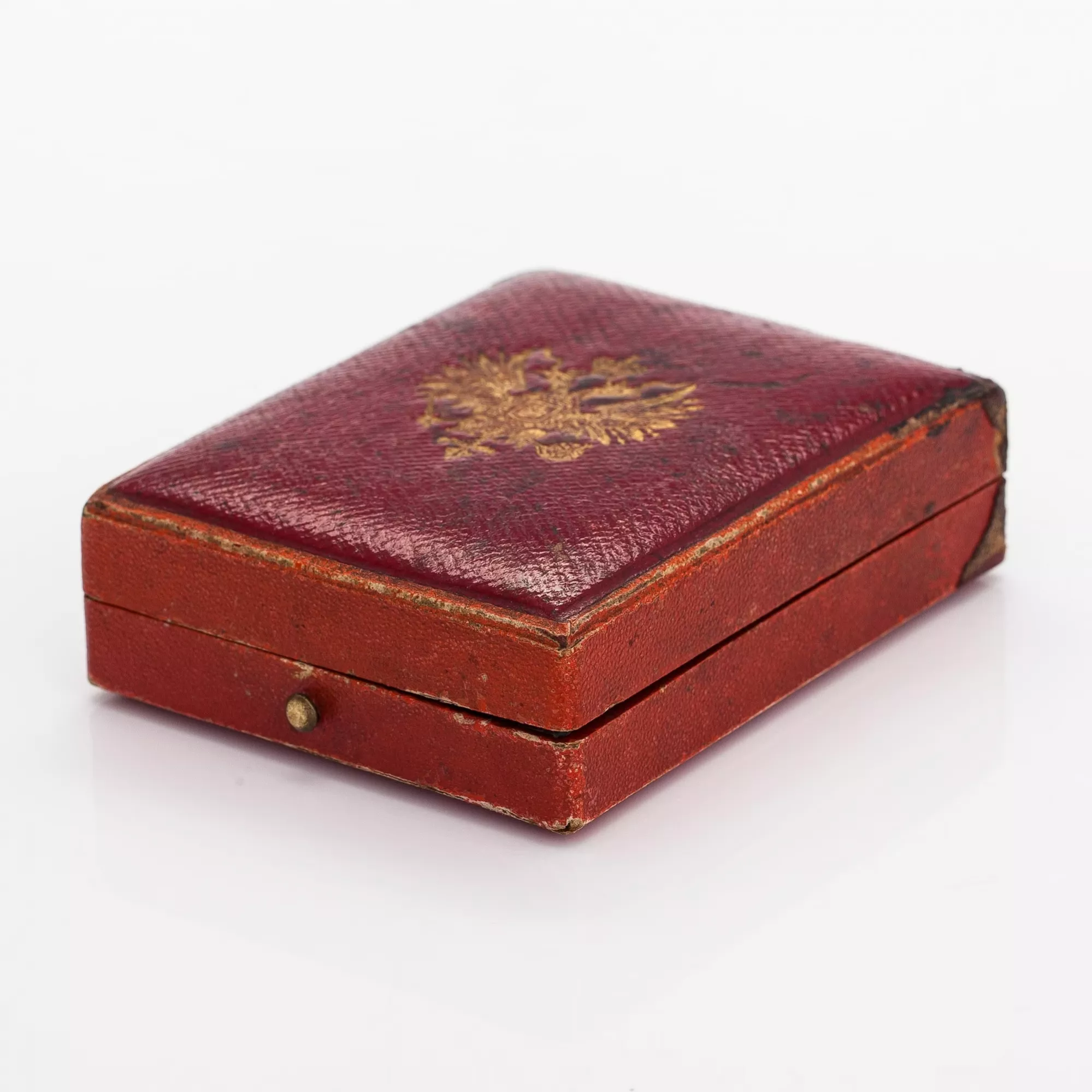 Pavel Buré. Montre de poche en or 14 carats sur chaîne. Russie 19ème siècle. 