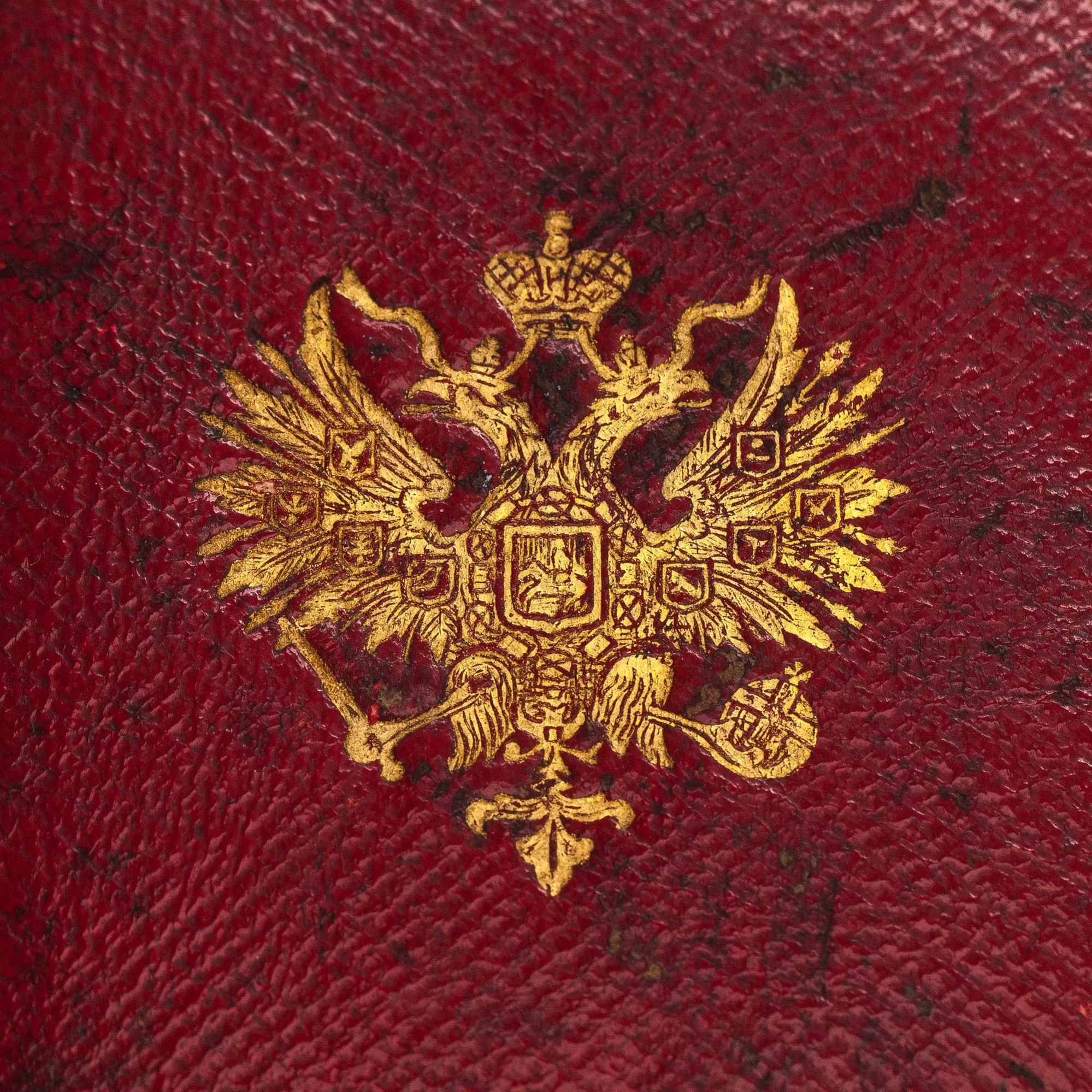Pavel Buré. Montre de poche en or 14 carats sur chaîne. Russie 19ème siècle. 