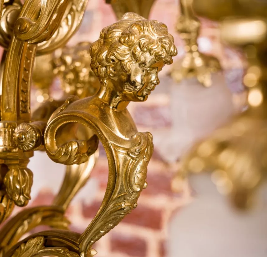 GILT-BRONZE CHANDELIER IN THE NAPOLEON III STYLE FRANCE, SECOND HALF OF THE 19TH CENTURY