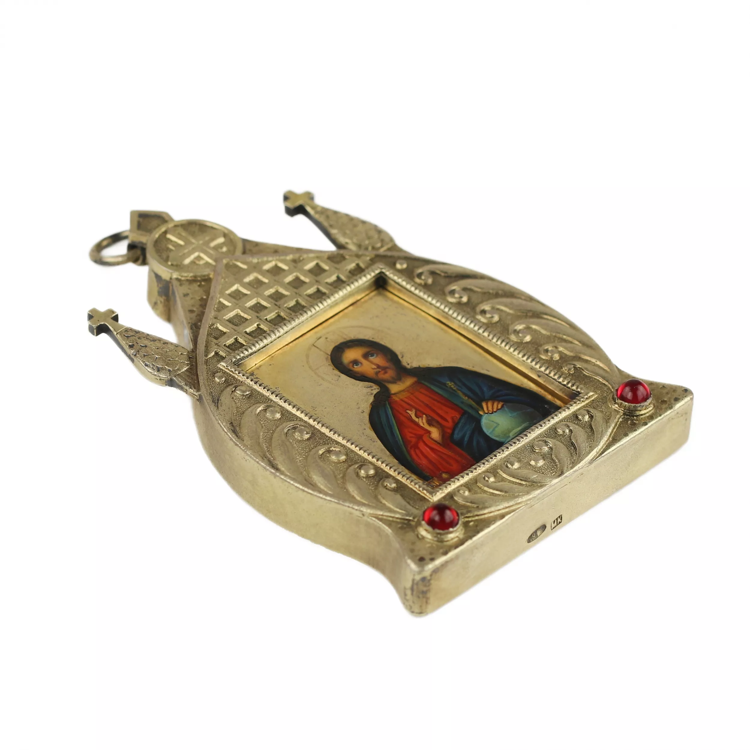 Icône du Seigneur Pantocrator avec sceptre et orbe, Russie, vers 1908-1917. 