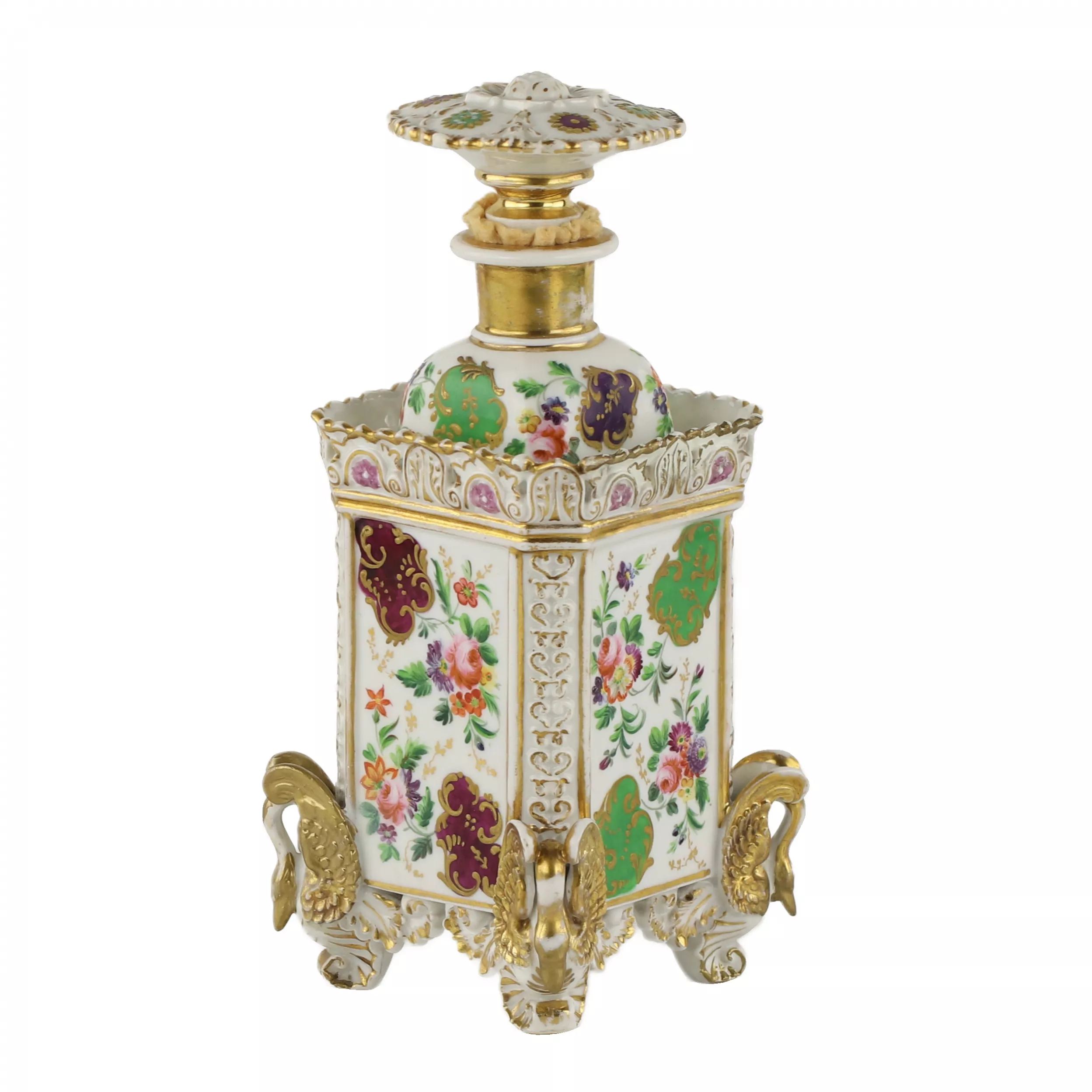 JACOB PETIT PERFUME FLACON FRANCE, MID-19TH CENTURY