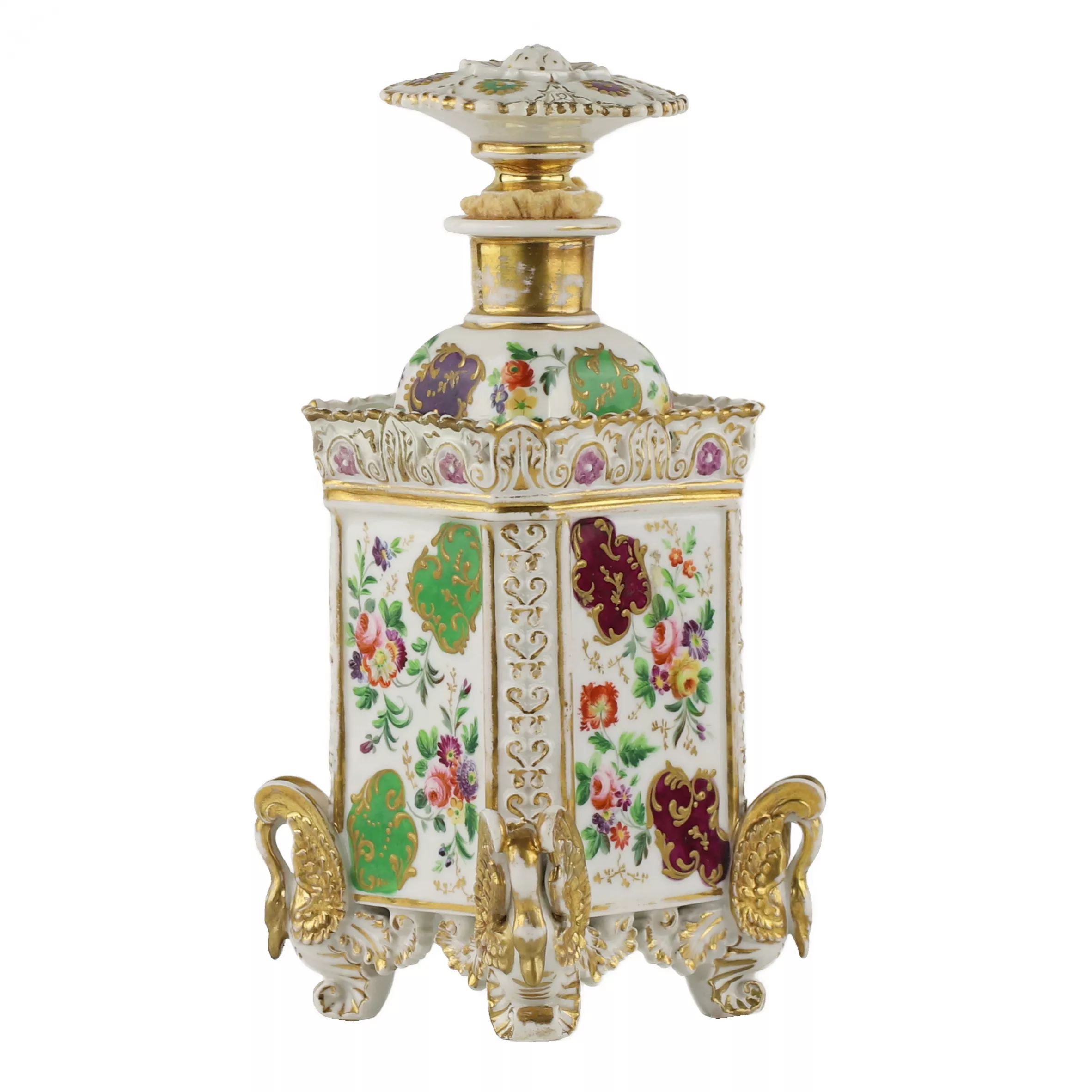 JACOB PETIT PERFUME FLACON FRANCE, MID-19TH CENTURY