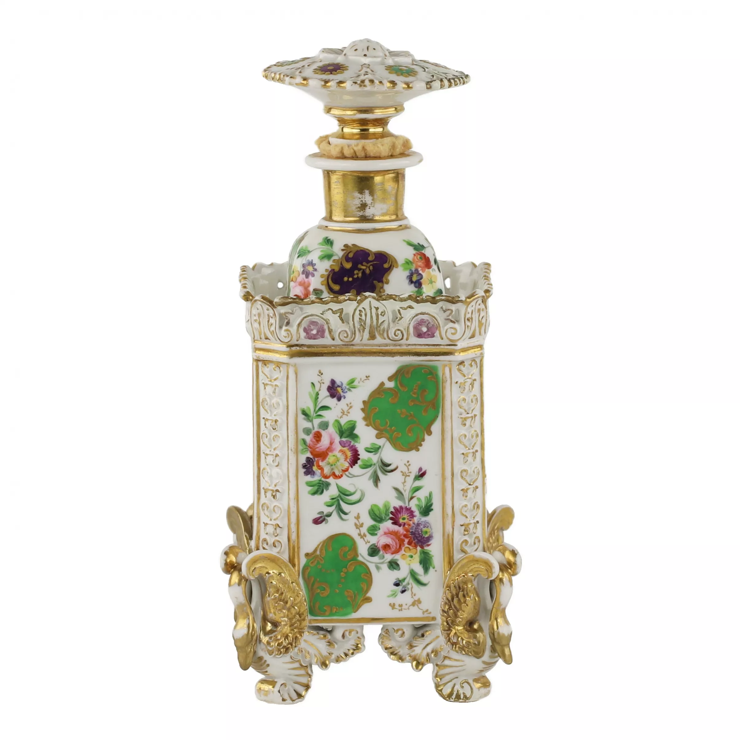 JACOB PETIT PERFUME FLACON FRANCE, MID-19TH CENTURY