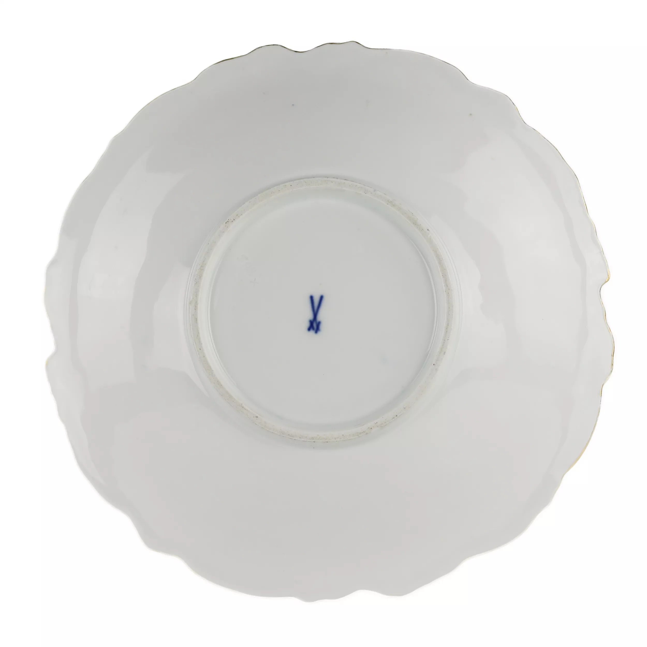 Magnifique plat en porcelaine de Meissen de la période 1934-1945 