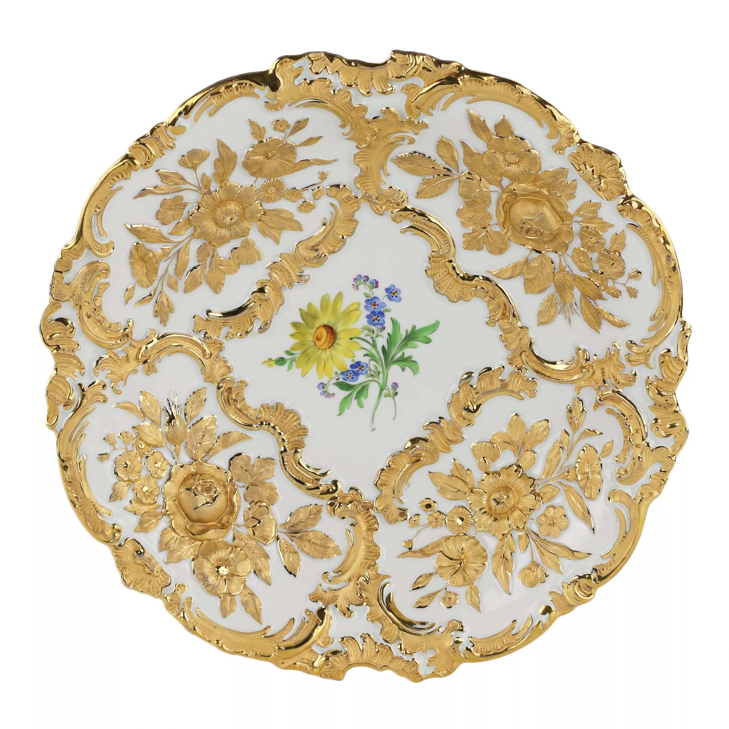 DECORATIVE MEISSEN PORCELAIN DISH. 1934 - 1945