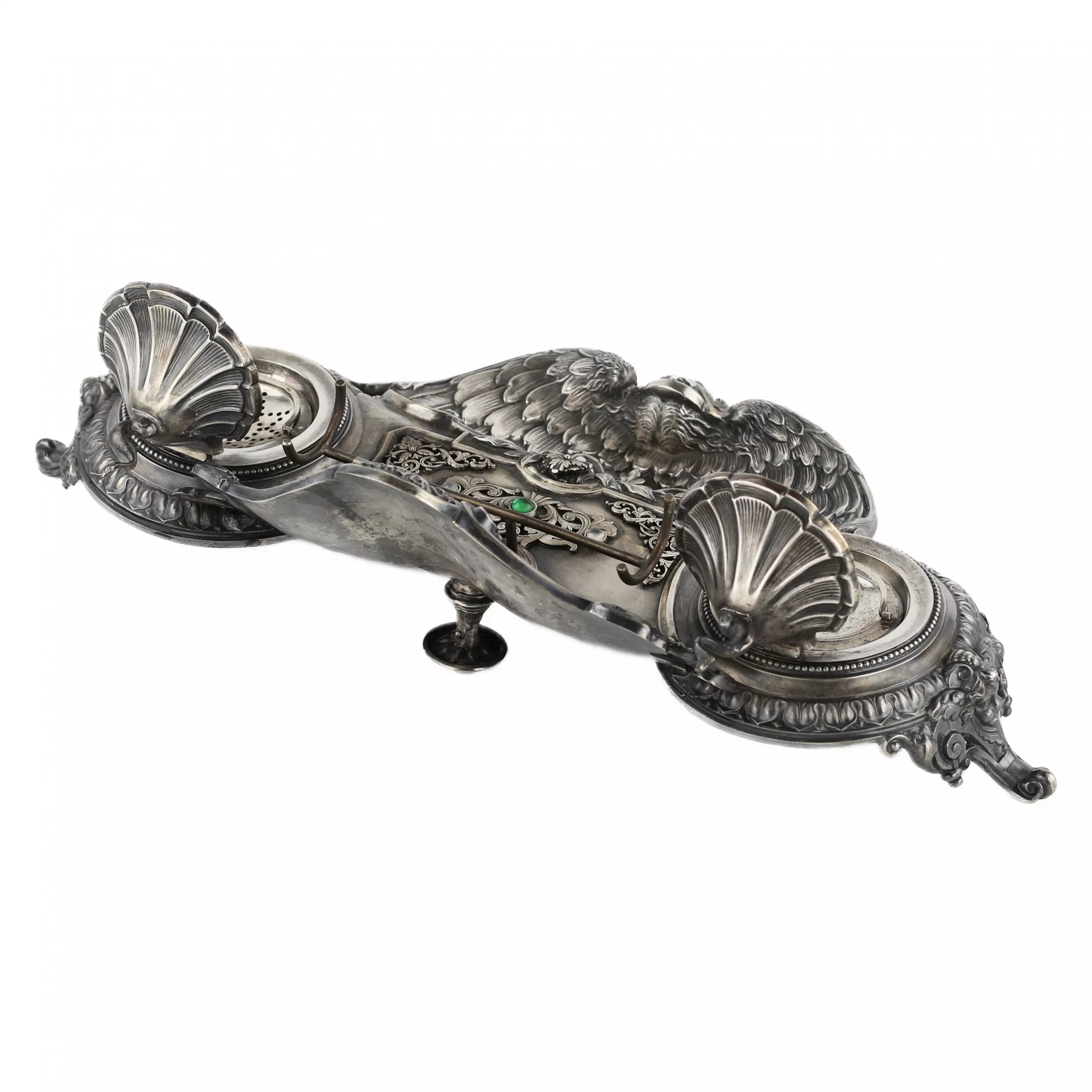 Instrument d`écriture en argent. Henrik Wigström.Faberge.Fin du 19e siècle 