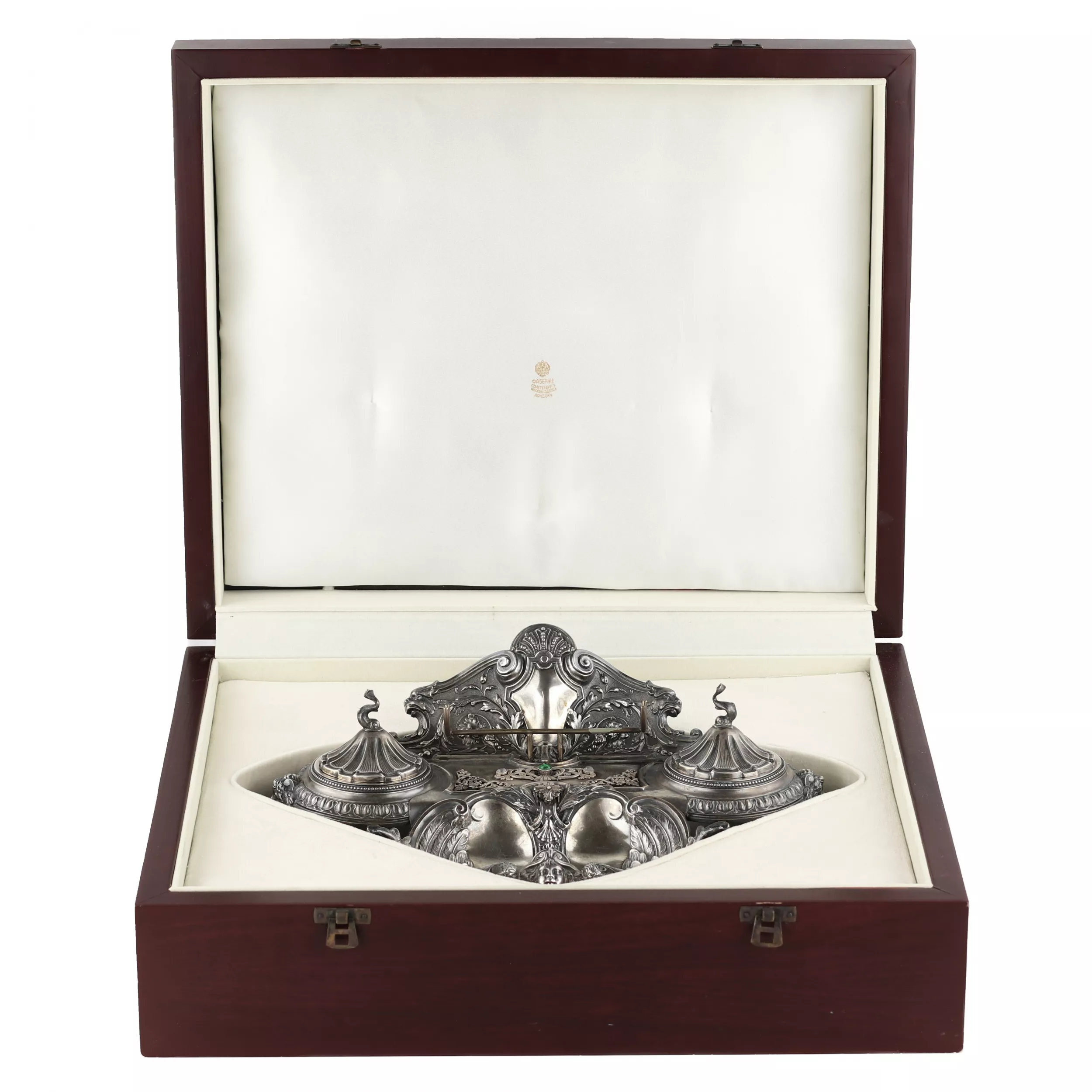 Instrument d`écriture en argent. Henrik Wigström.Faberge.Fin du 19e siècle 