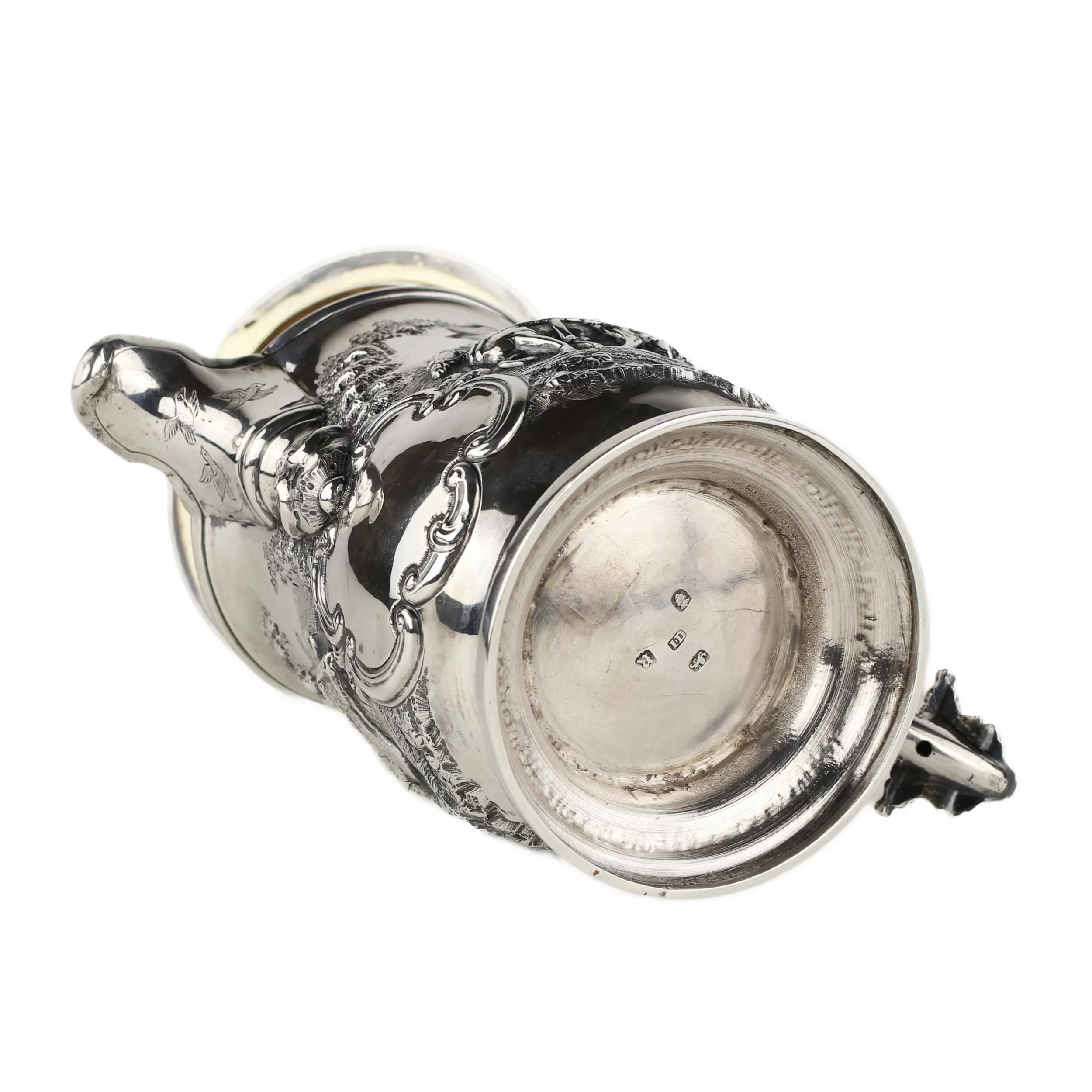 PICHET EN ARGENT MASSIF. ÉPOQUE GEORGE III. MAÎTRE JOHN DEACON LONDRES, 1772