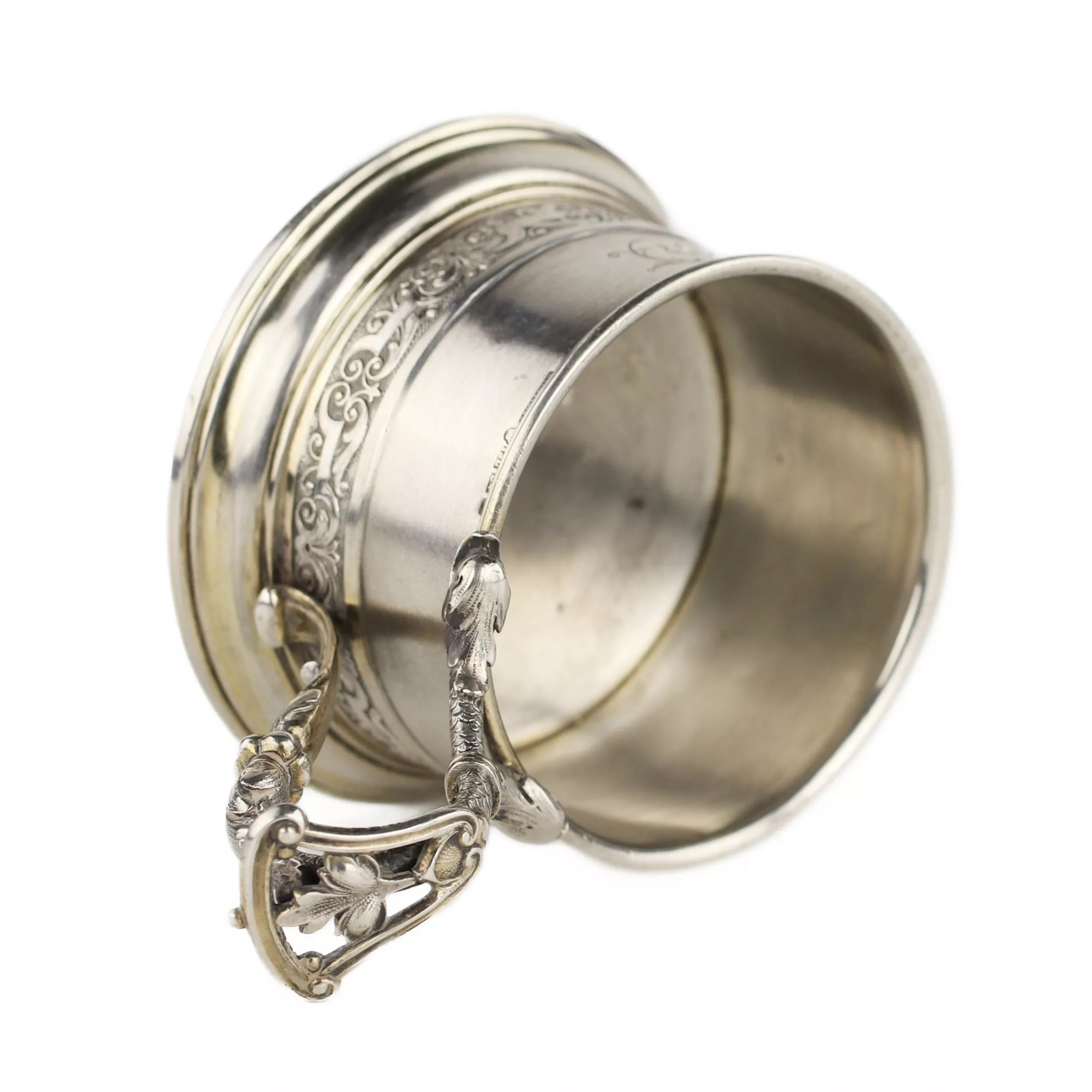 Porte-verre en argent, Hjalmar Fagerroos, Helsinki 1884. 