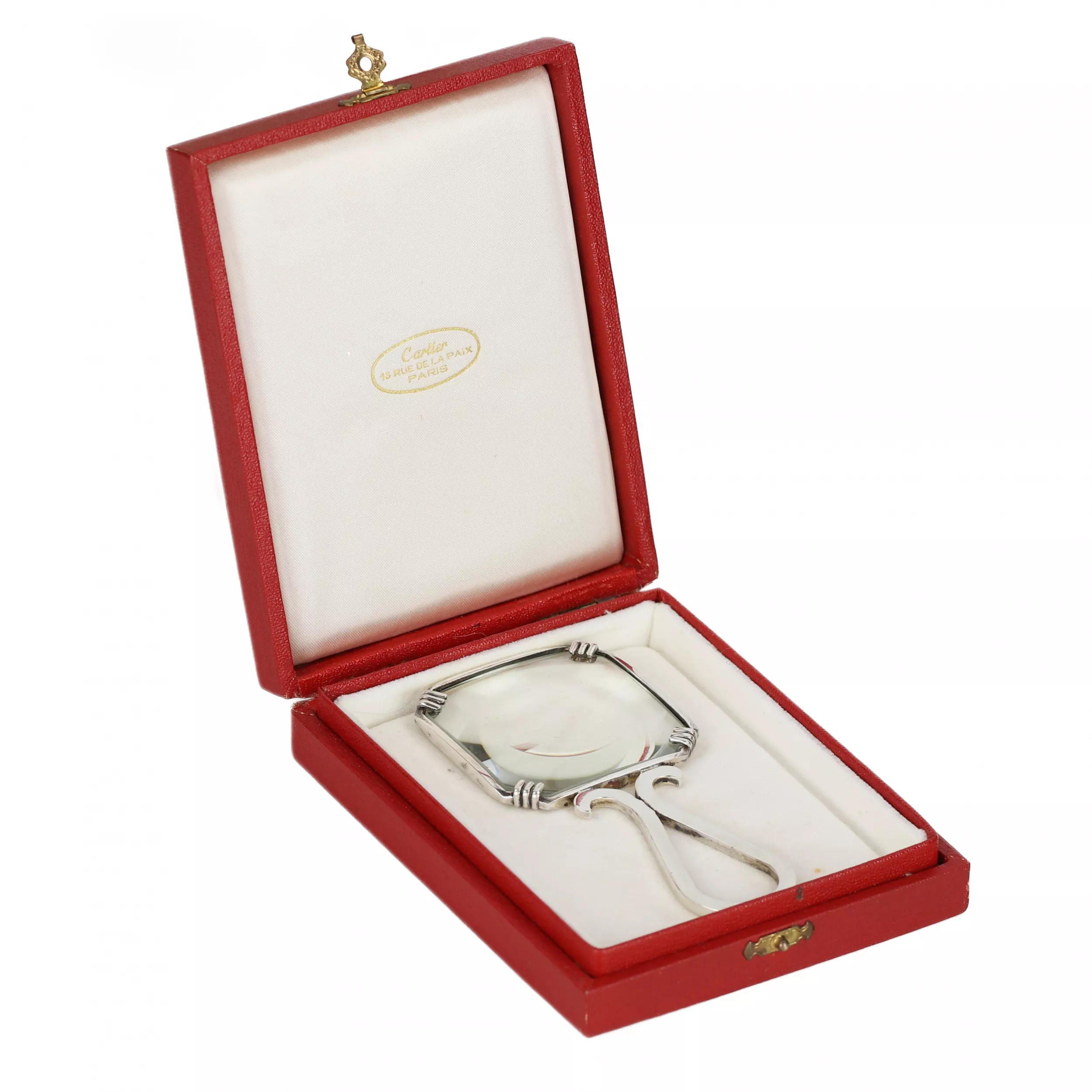 Rare loupe CARTIER en argent. France 20ème siècle. 