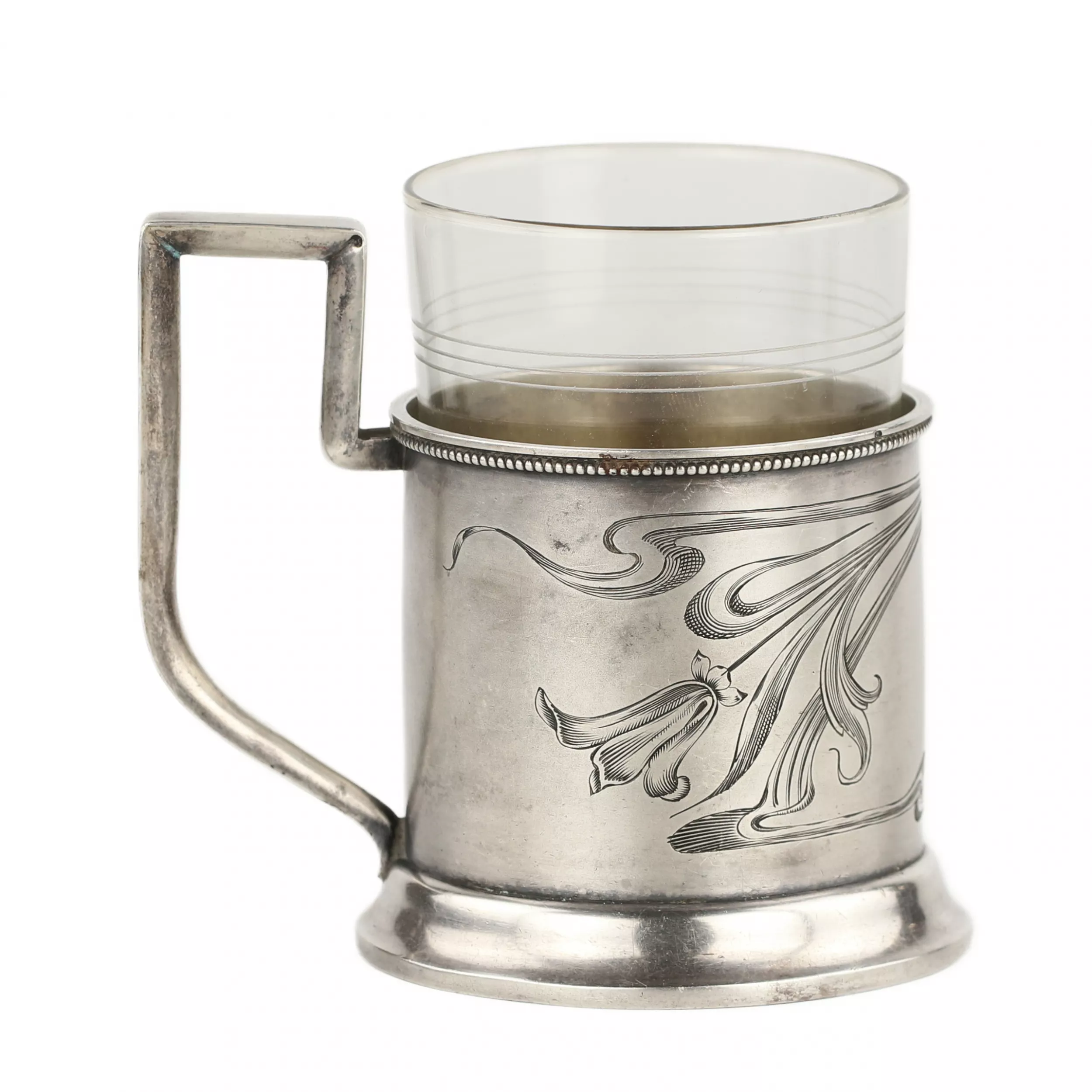 Silver coaster. Lyubavin. St. Petersburg 1896-1903 