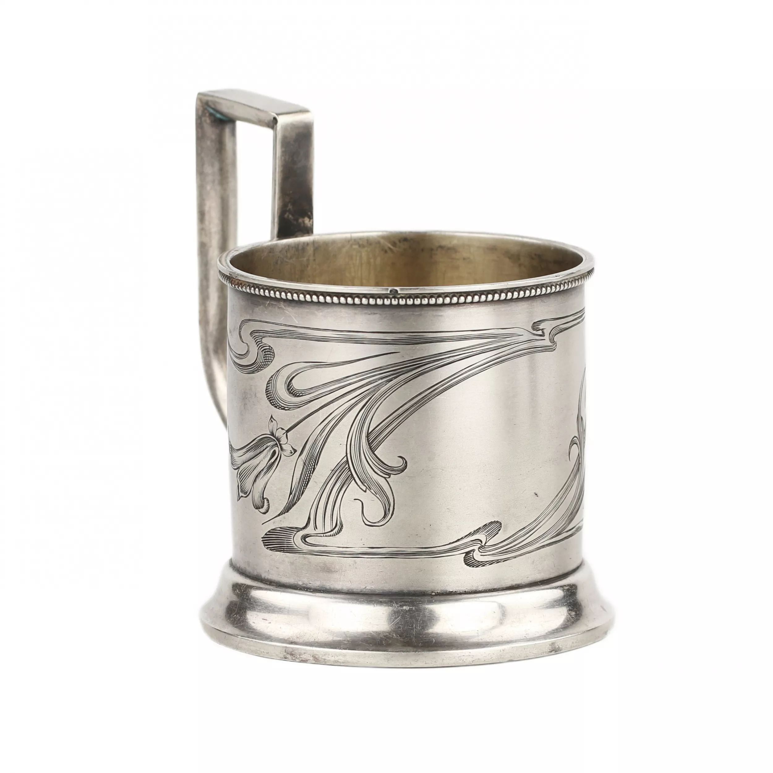 Silver coaster. Lyubavin. St. Petersburg 1896-1903 