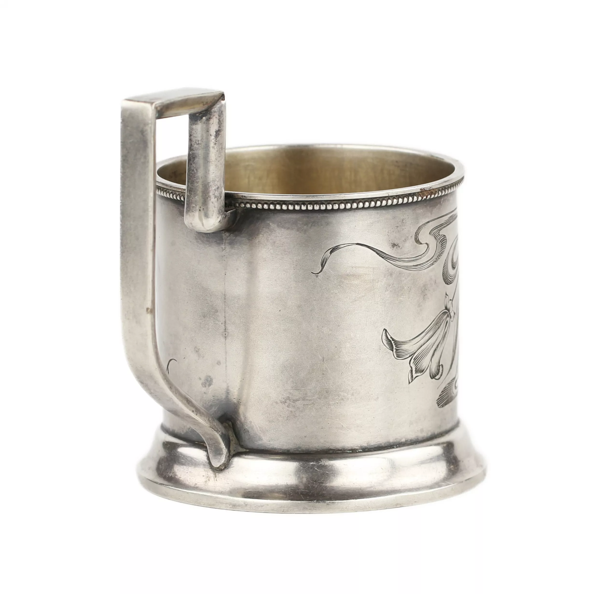 Silver coaster. Lyubavin. St. Petersburg 1896-1903 