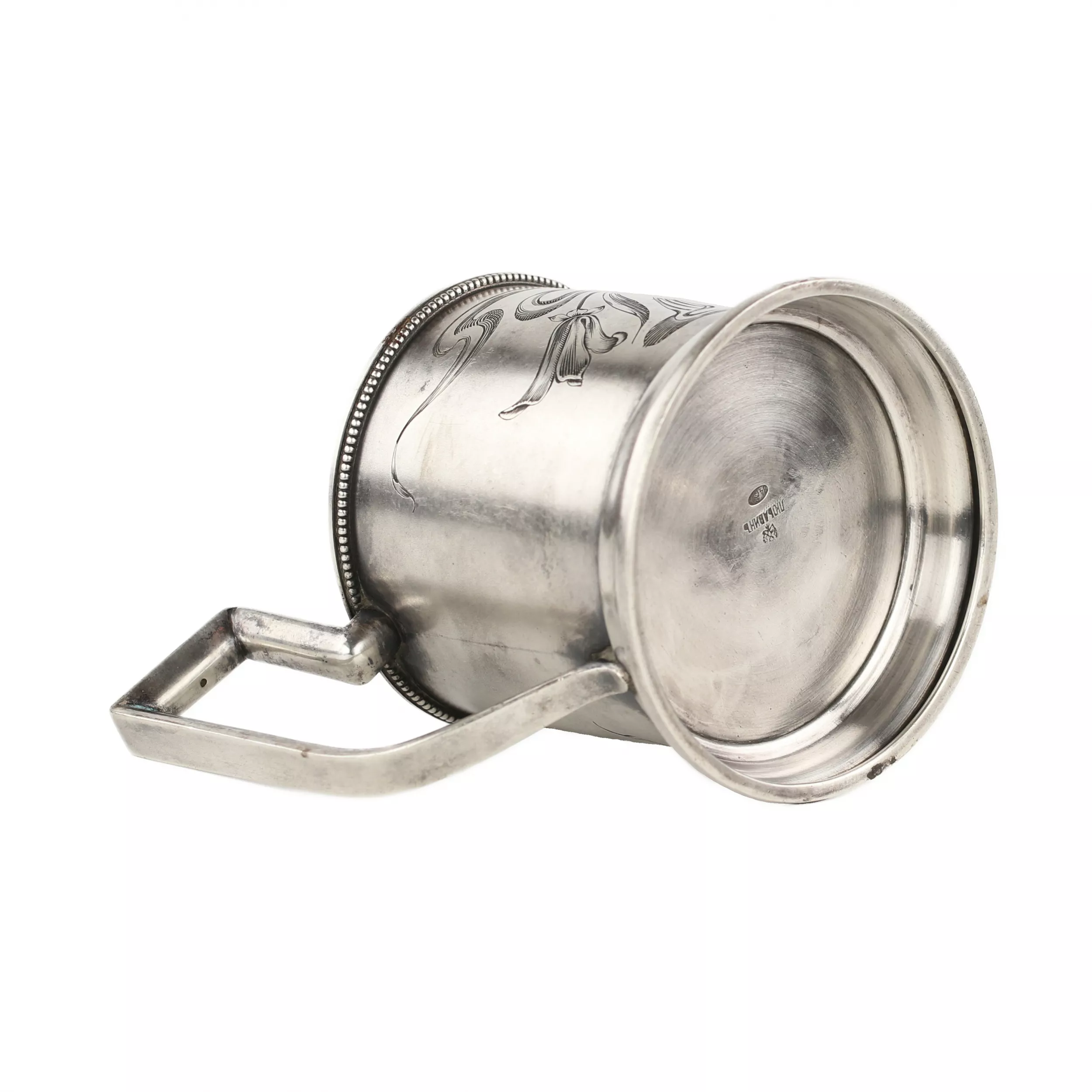 Silver coaster. Lyubavin. St. Petersburg 1896-1903 