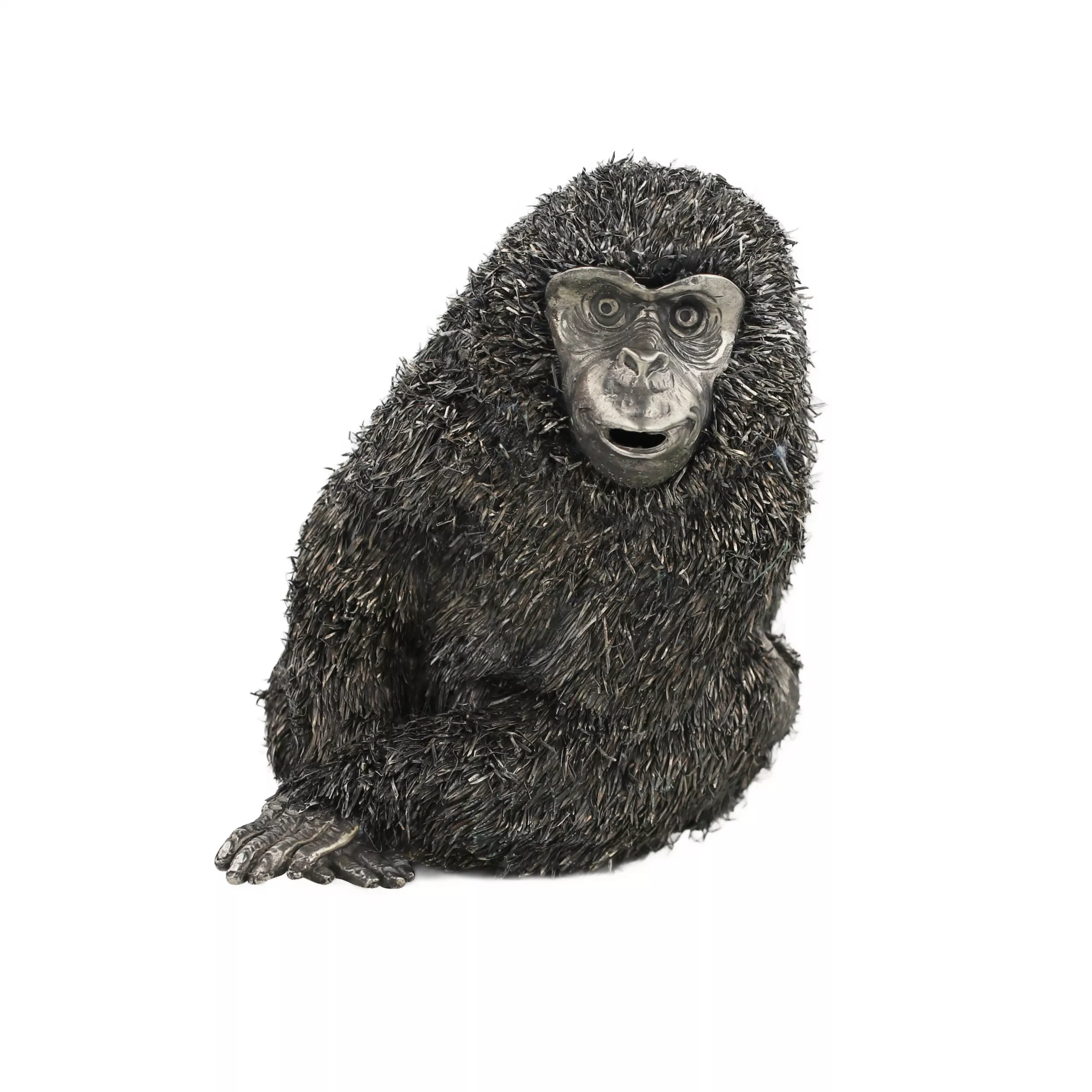 FIGURINE EN ARGENT « SINGE ». MARIO BUCCELLATI. ITALIE. DEUXIÈME MOITIÉ DU XXe SIÈCLE