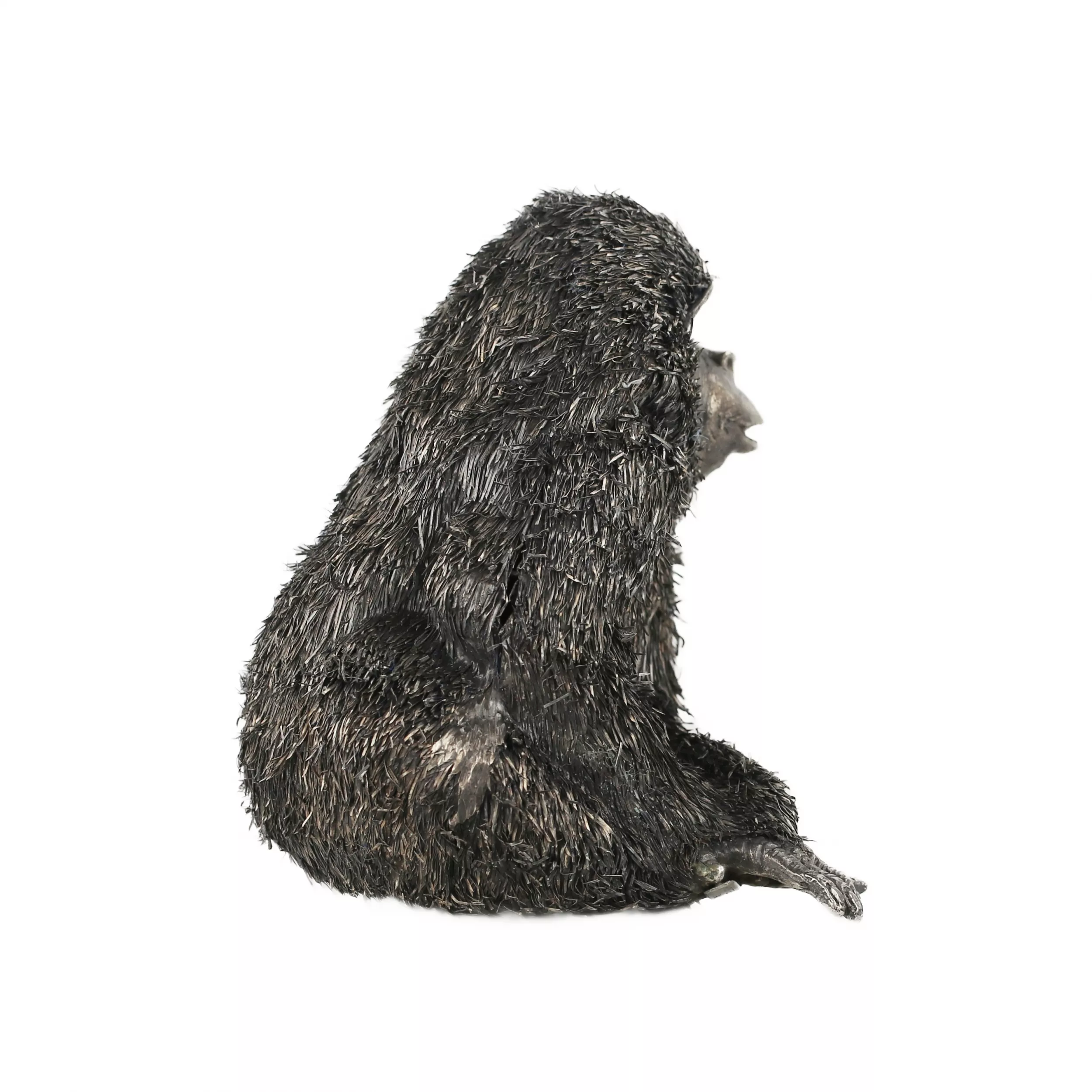 FIGURINE EN ARGENT « SINGE ». MARIO BUCCELLATI. ITALIE. DEUXIÈME MOITIÉ DU XXe SIÈCLE