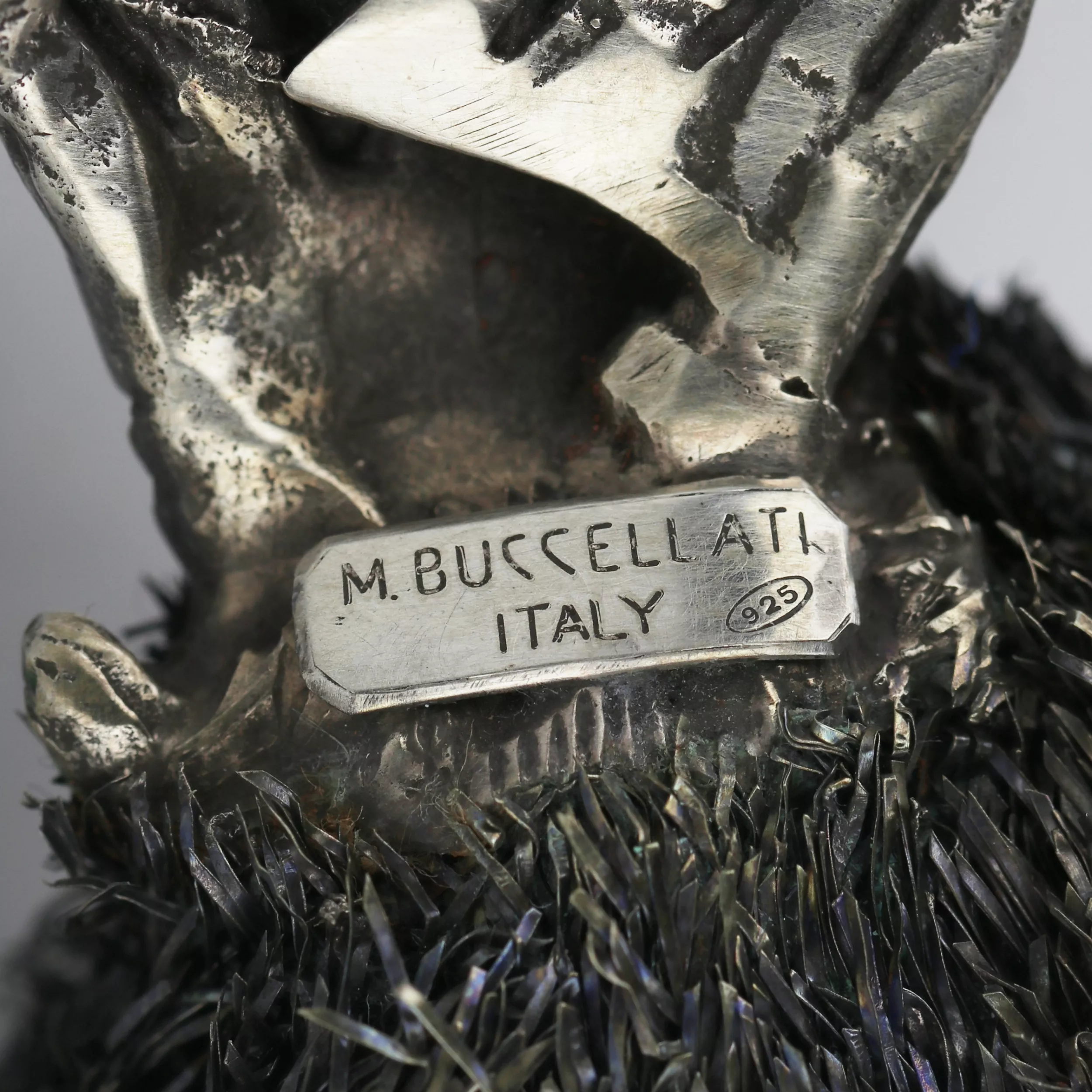 FIGURINE EN ARGENT « SINGE ». MARIO BUCCELLATI. ITALIE. DEUXIÈME MOITIÉ DU XXe SIÈCLE
