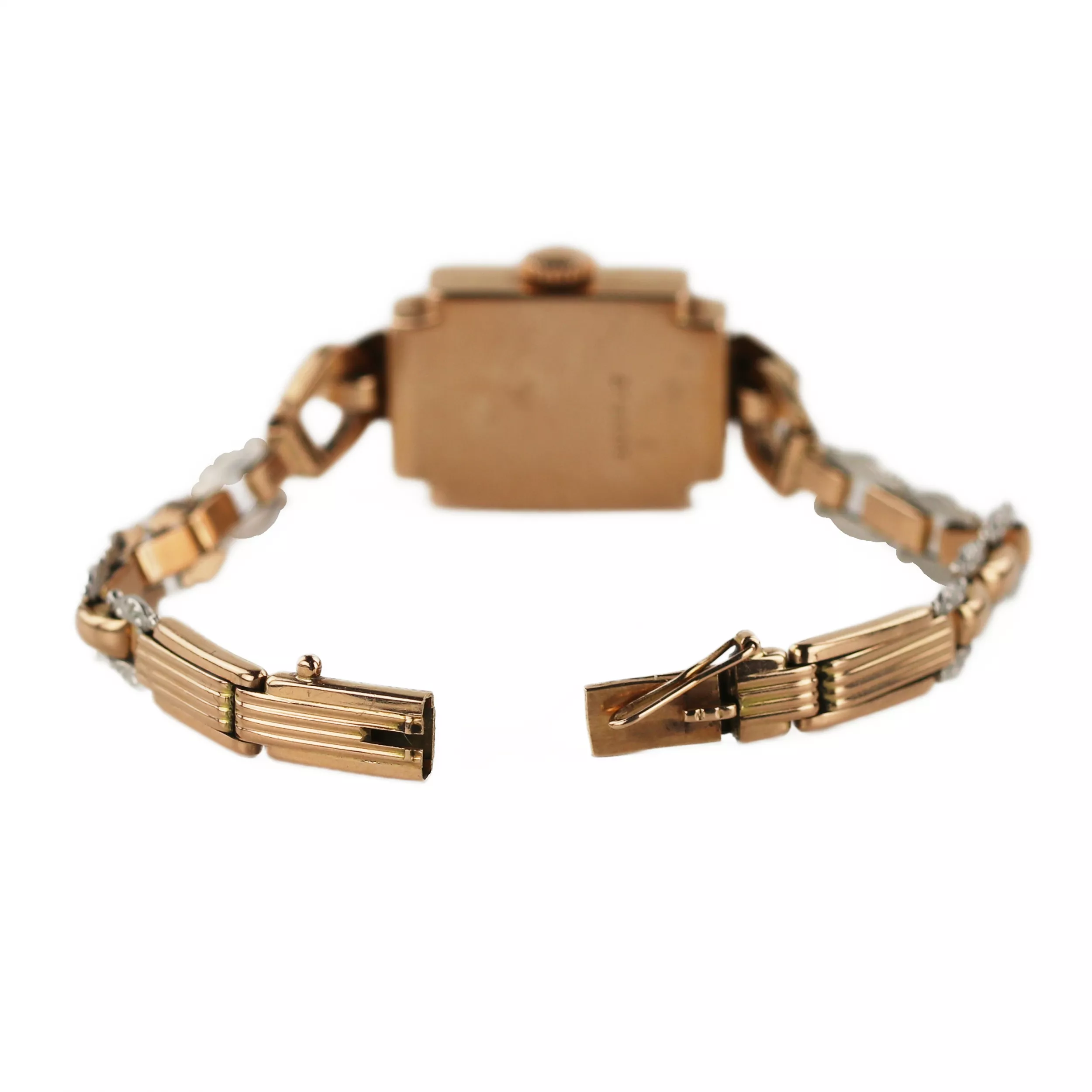 Montre en or avec bracelet ``Zarya`` 583 URSS 1956 -1960. 