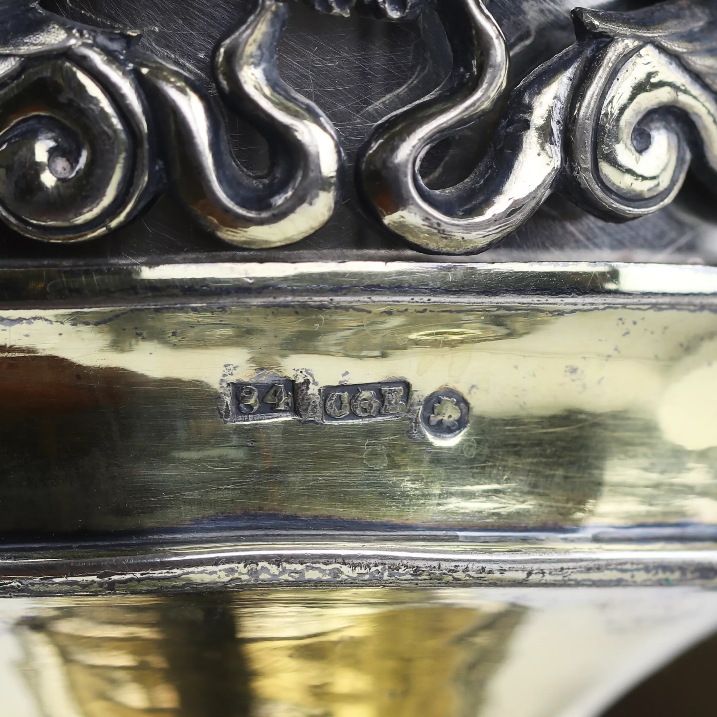 GRANDE COUPE DAPPARAT EN ARGENT RUSSE. MAÎTRE CARL GUSTAV EKQVIST RUSSIE, SAINT-PÉTERSBOURG, MILIEU DU XIXE SIÈCLE