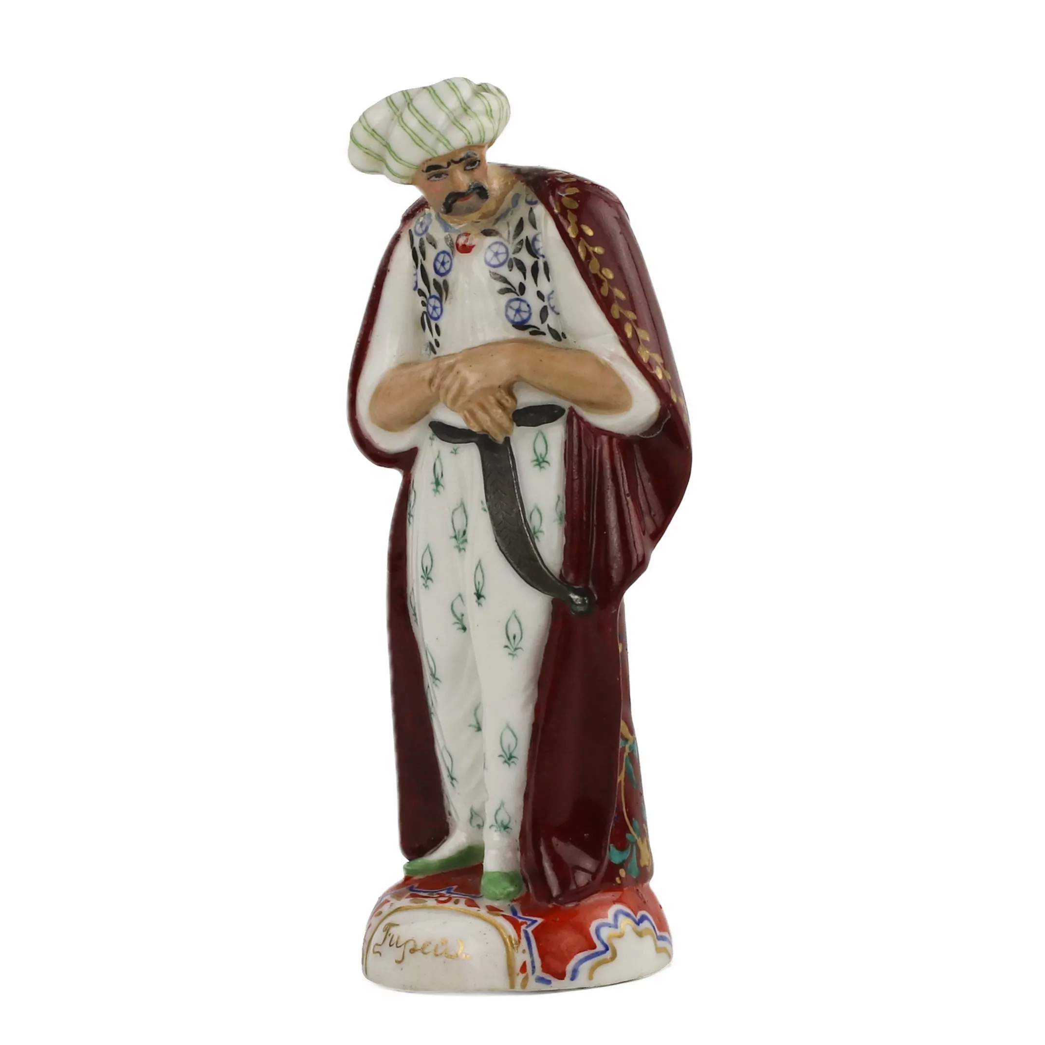 Figure de Khan Giray tirée d`un triptyque basé sur le poème d`A.S. Pouchkine Fontaine Bakhchisarai. N. Ya. Danko. ZGF années 1920-30