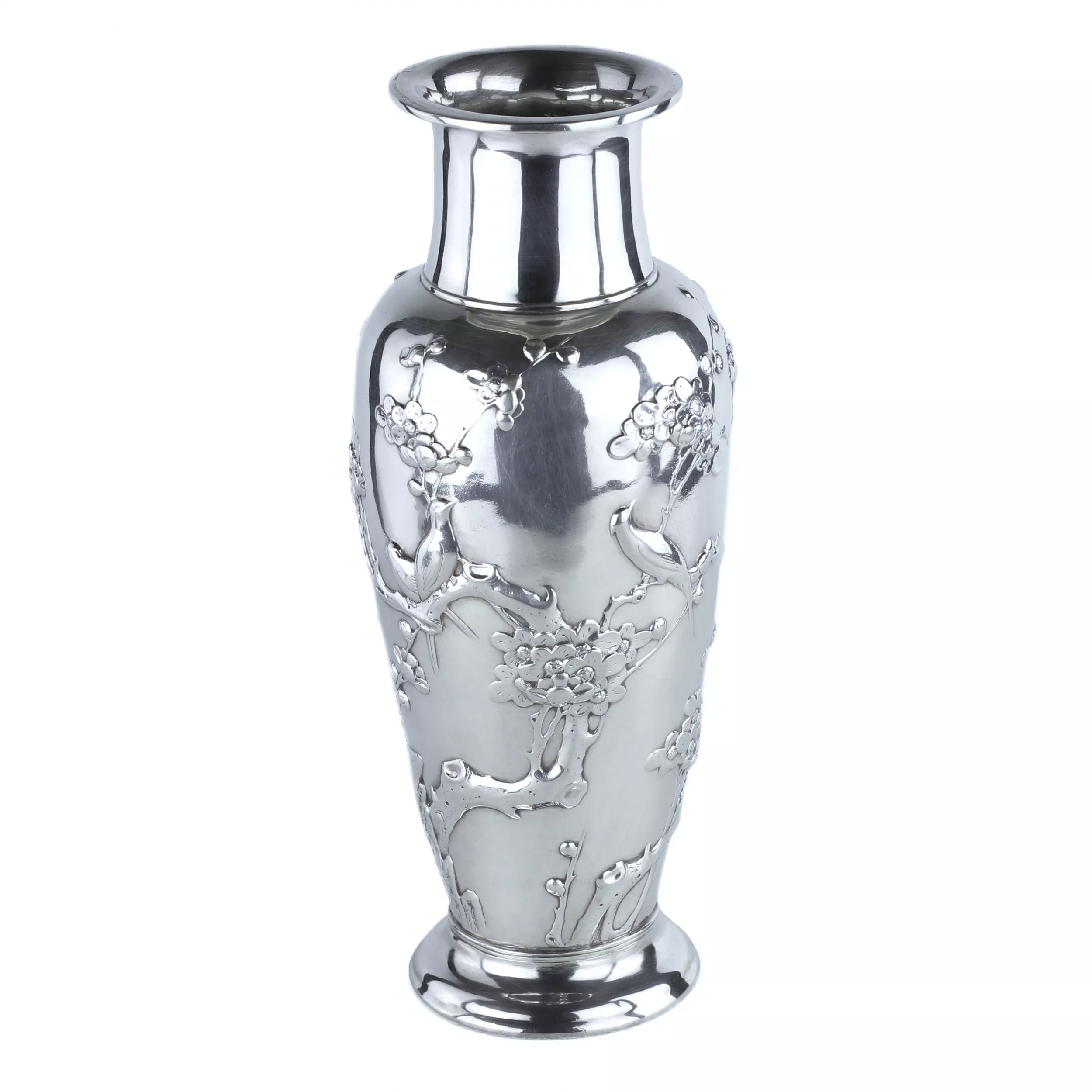 SILVER VASE IN JAPANESE STYLE, TIFFANY & CO., USA, 1928