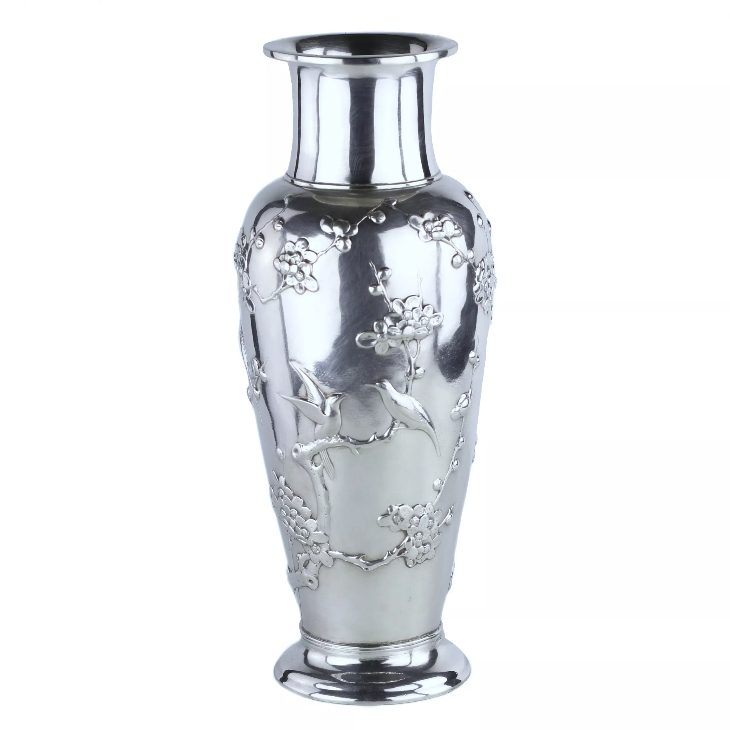 SILVER VASE IN JAPANESE STYLE, TIFFANY & CO., USA, 1928