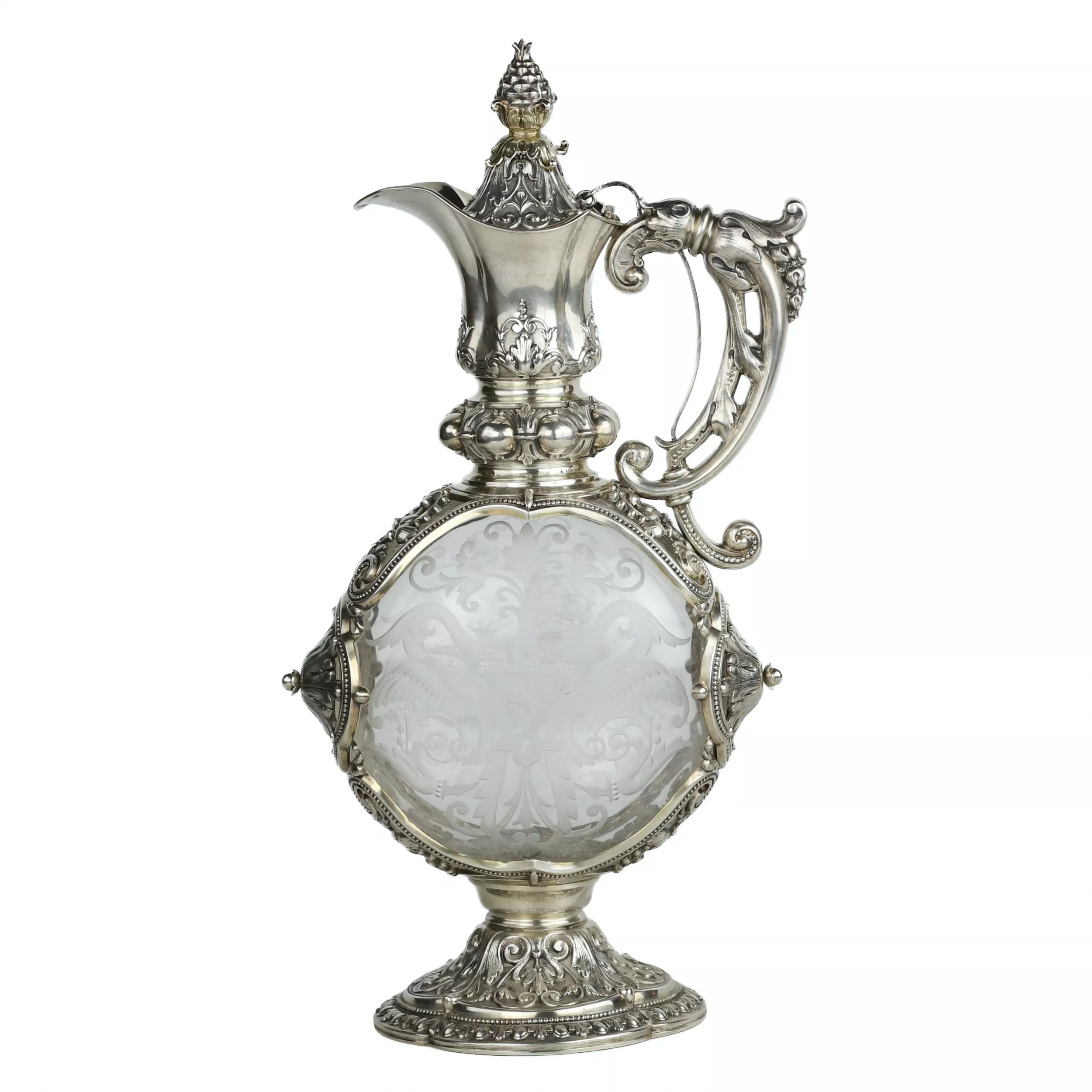 WINE EWER IN NEO-RENAISSANCE STYLE GERMANY, SECOND HALF OF THE 19TH CENTURY