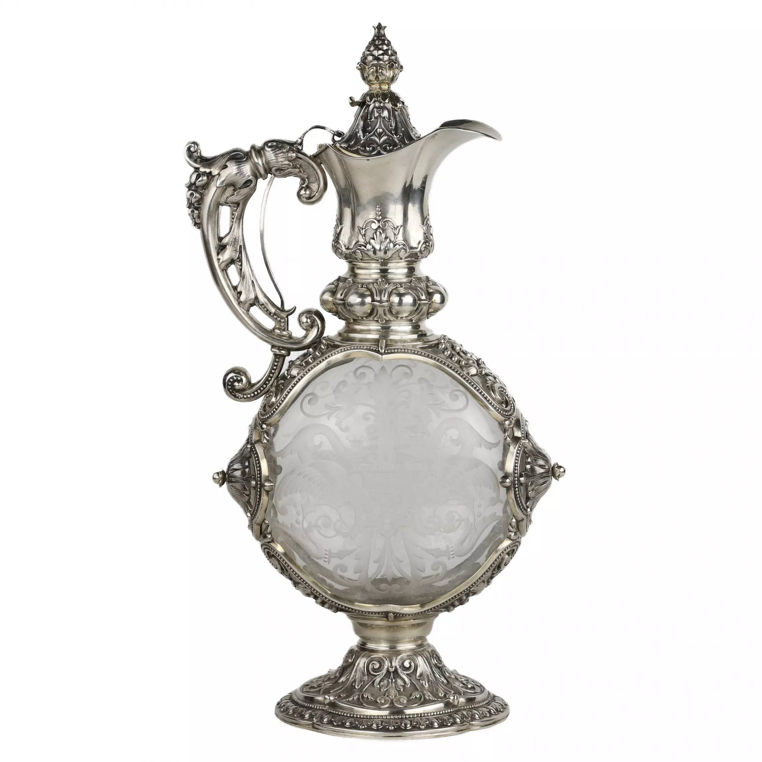 WINE EWER IN NEO-RENAISSANCE STYLE GERMANY, SECOND HALF OF THE 19TH CENTURY