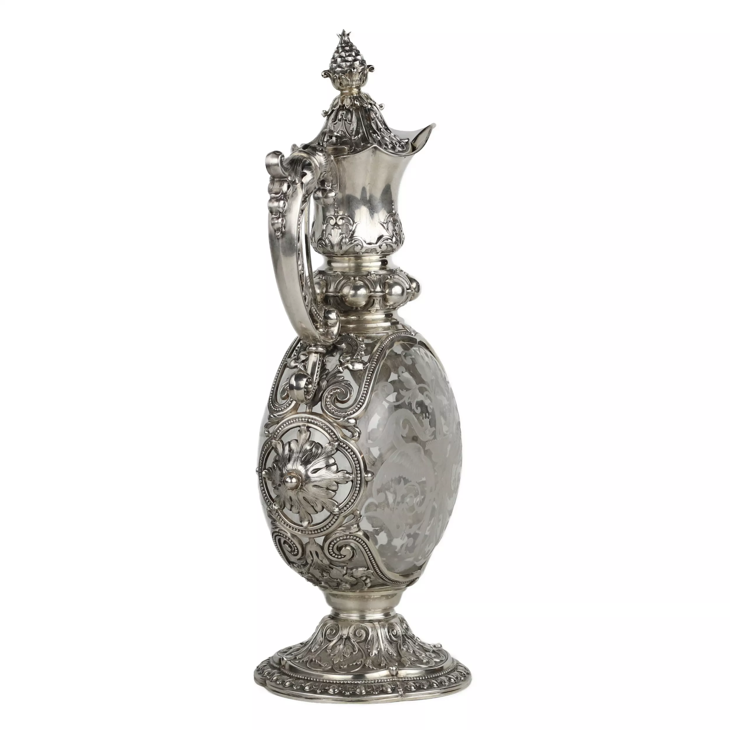 WINE EWER IN NEO-RENAISSANCE STYLE GERMANY, SECOND HALF OF THE 19TH CENTURY