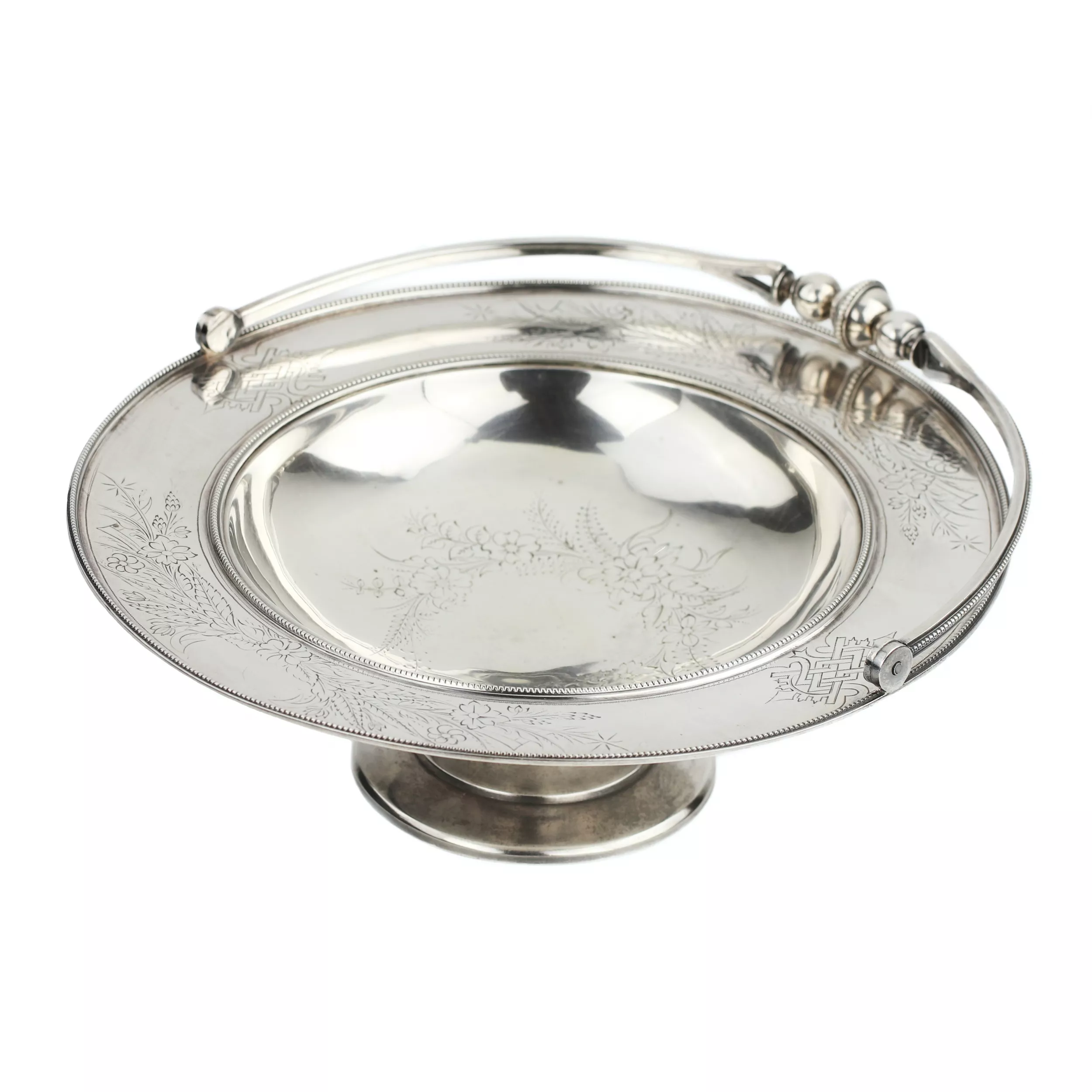 VASE À CONFISERIES EN ARGENT RUSSE. ERIK AUGUST KOLLIN. SAINT-PÉTERSBOURG, 1887