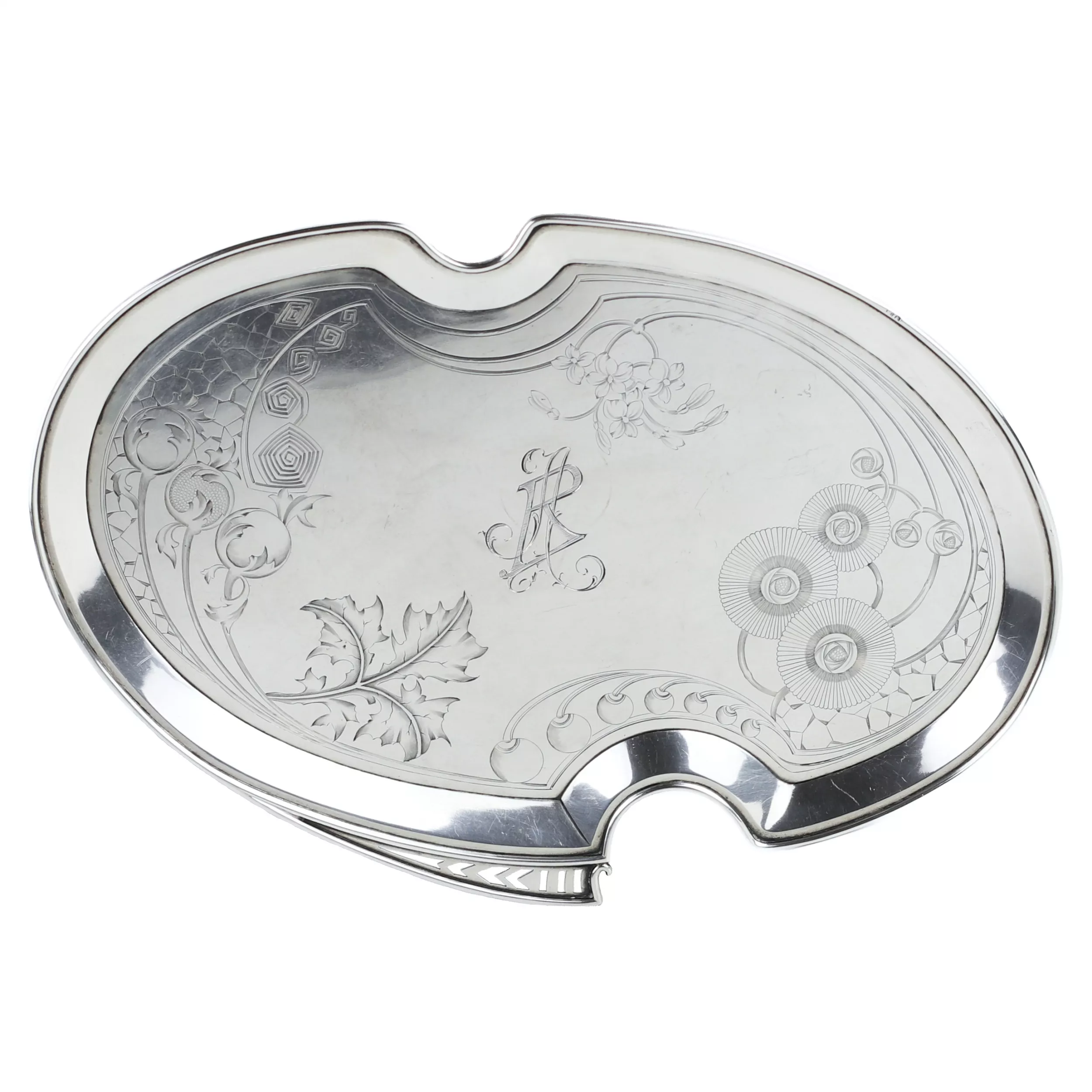 Service en argent russe de style Art Nouveau. 13 artel de Moscou. Début du 20e siècle