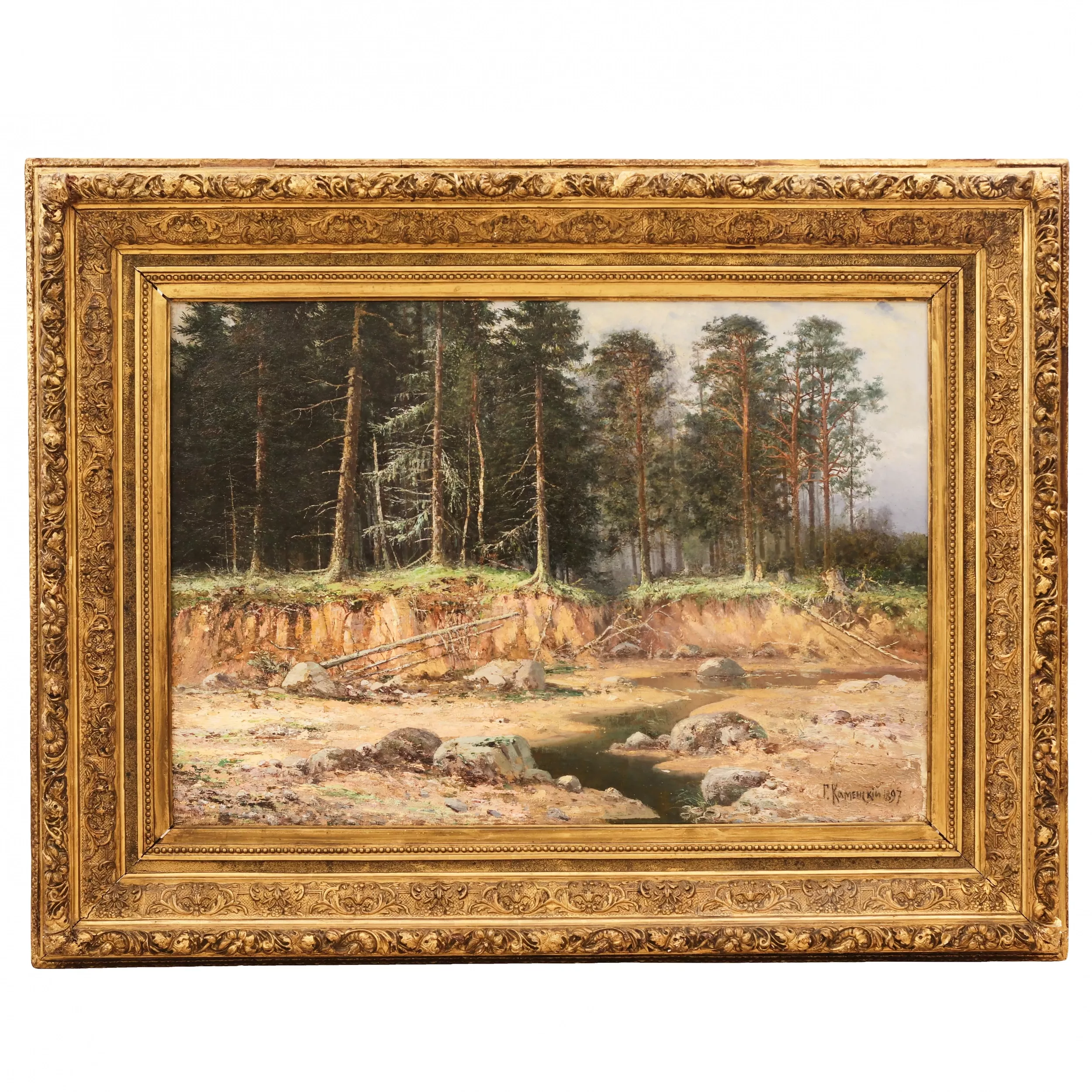СОСНОВЫЙ ЛЕС. ГАВРИИЛ ПАВЛОВИЧ КАМЕНСКИЙ (1853–1912). 1897 ГОД