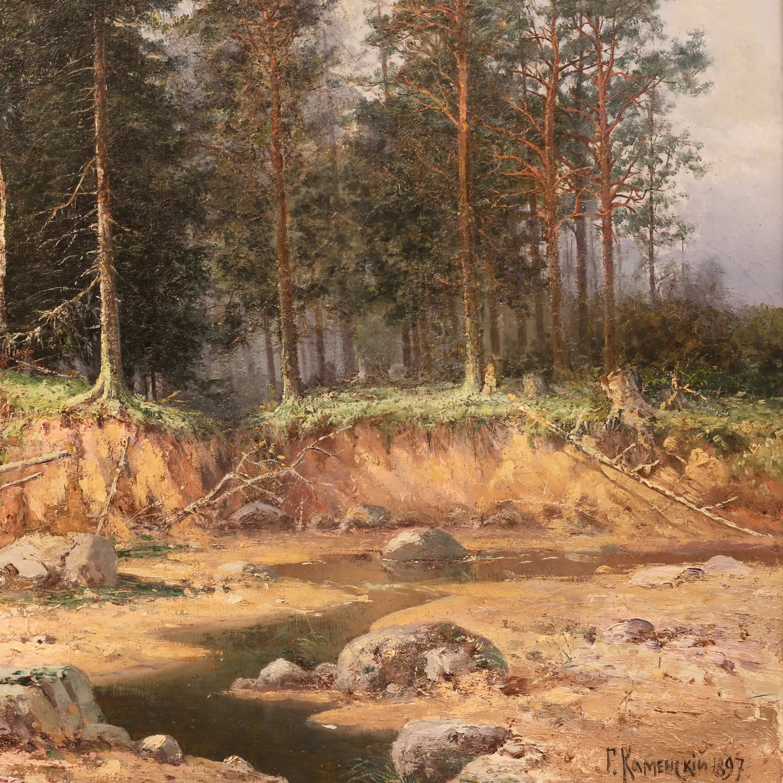 СОСНОВЫЙ ЛЕС. ГАВРИИЛ ПАВЛОВИЧ КАМЕНСКИЙ (1853–1912). 1897 ГОД
