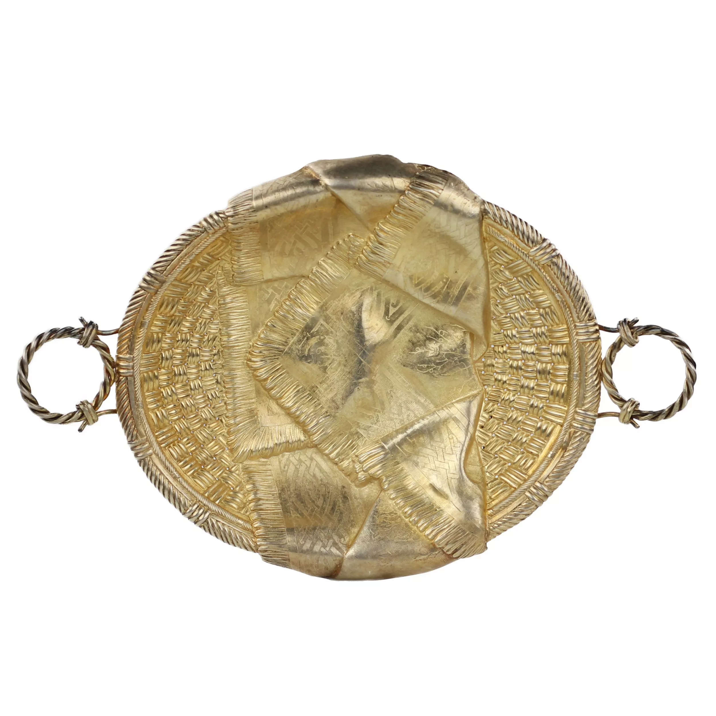 Assiette à pain en argent. Usine d`Andrey Mikhailovich Postnikov. Moscou. 1896-1908