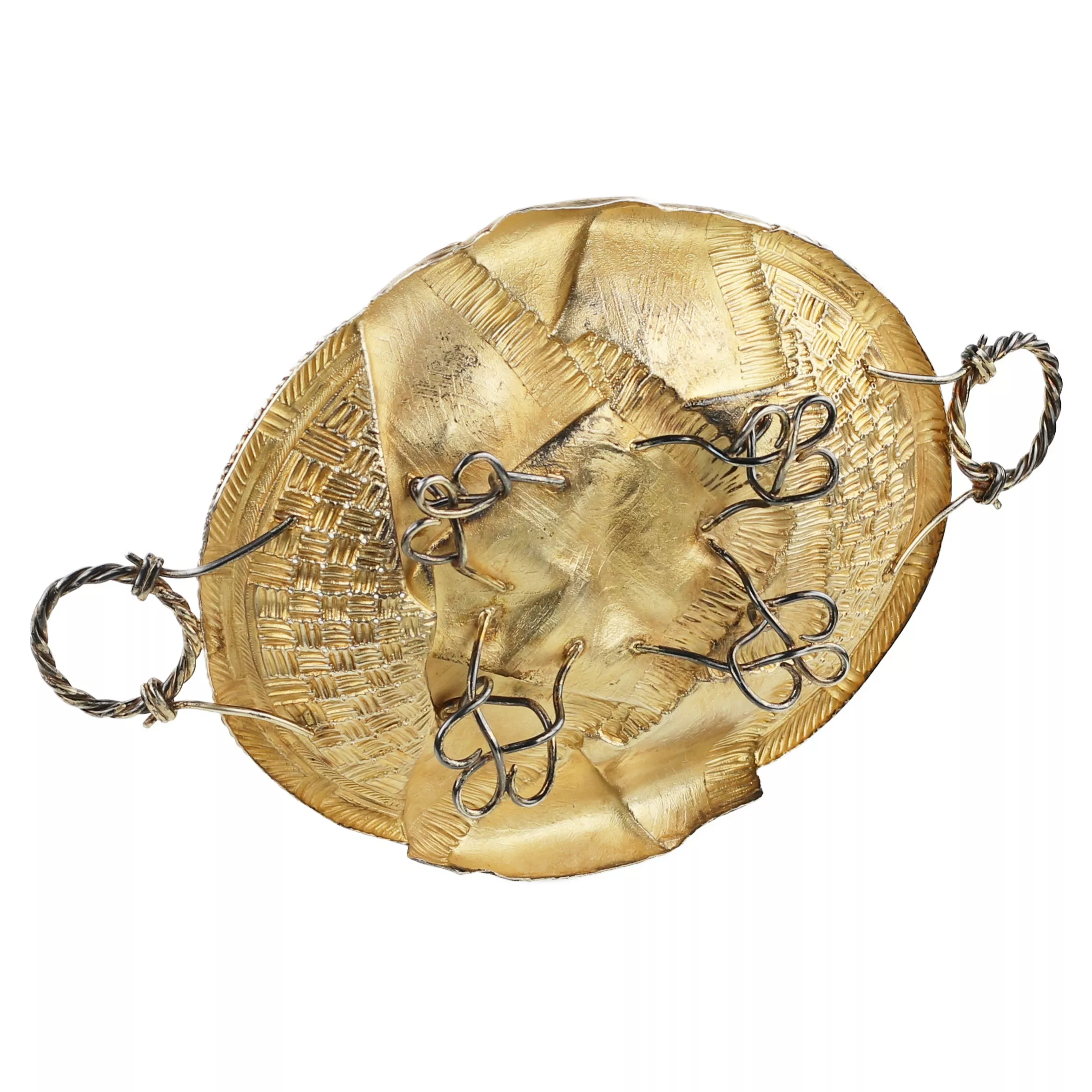Assiette à pain en argent. Usine d`Andrey Mikhailovich Postnikov. Moscou. 1896-1908