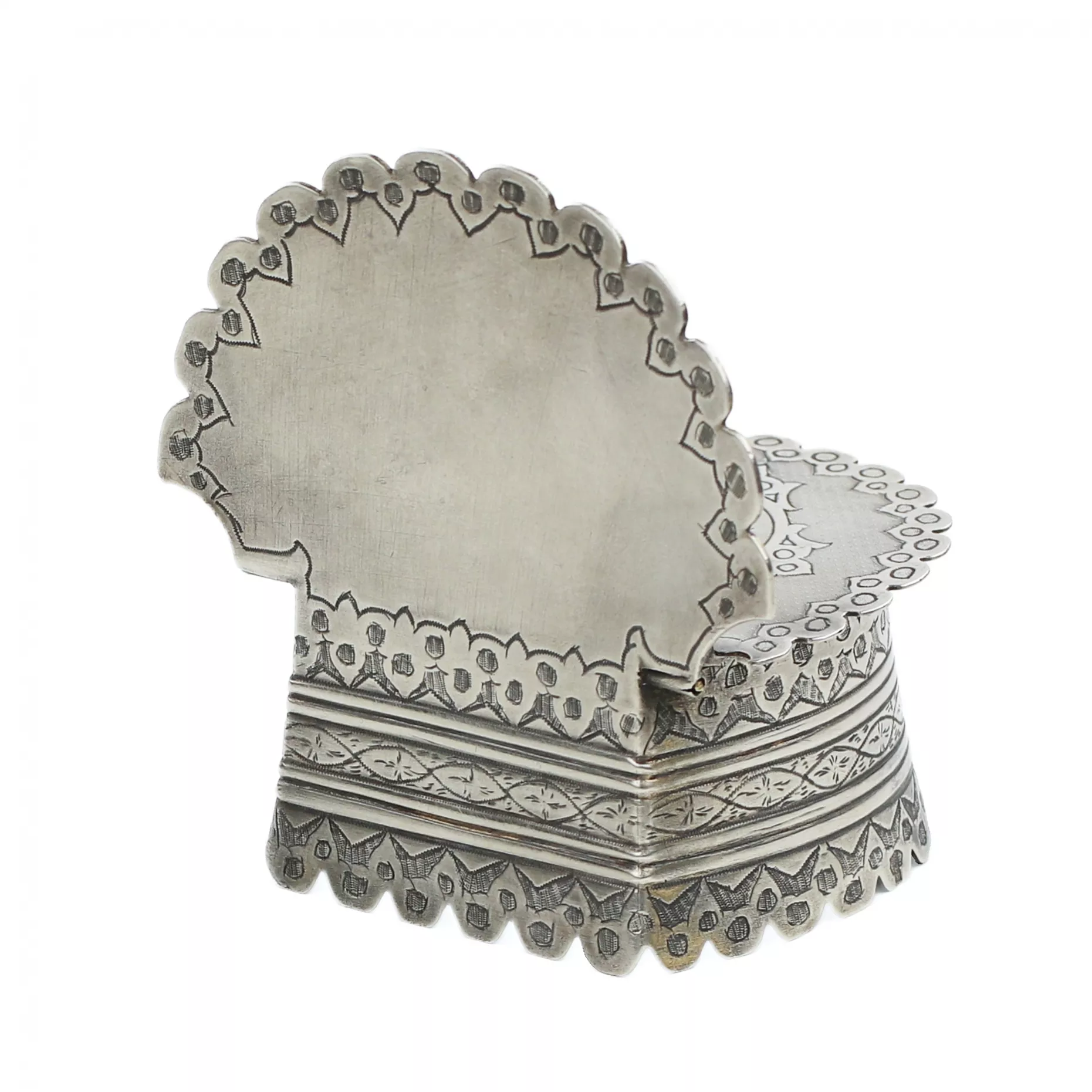 Russian silver salt shaker in neo-Russian style. Dmitry Alexandrov. Moscow, 1870. 