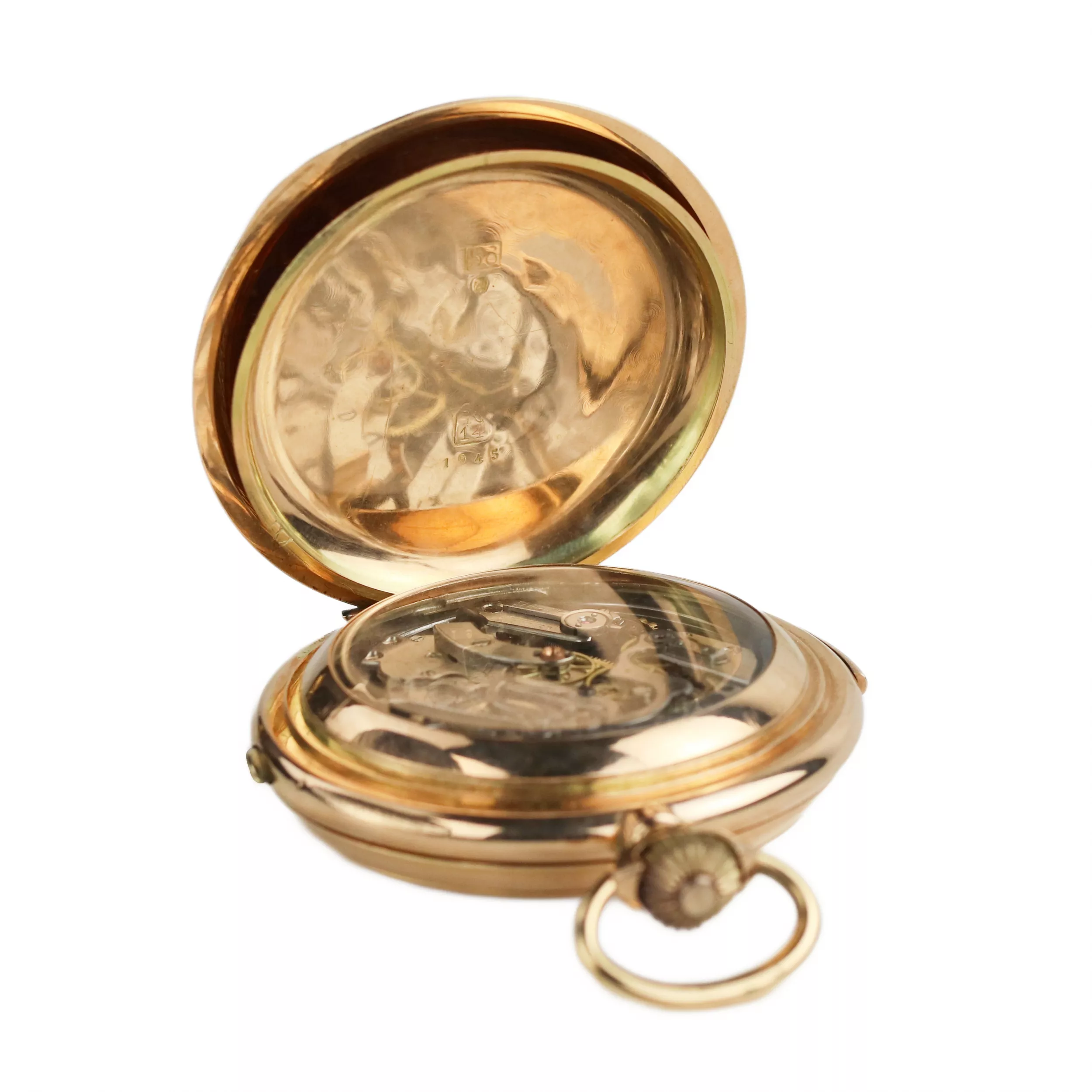 MONTRE DE POCHE EN OR À RÉPÉTITION LOUIS ARMAND SUISSE, VERS 1900