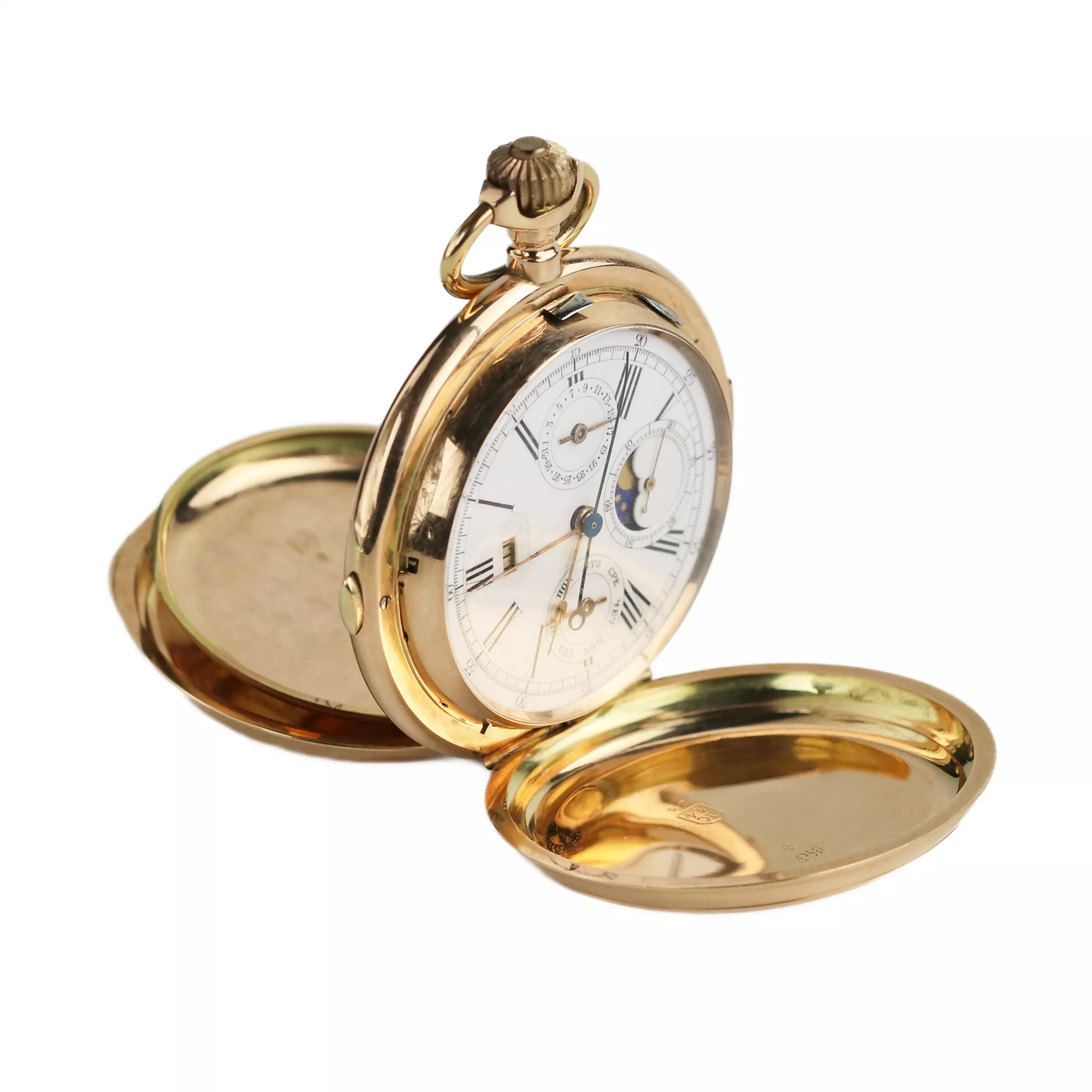 MONTRE DE POCHE EN OR À RÉPÉTITION LOUIS ARMAND SUISSE, VERS 1900