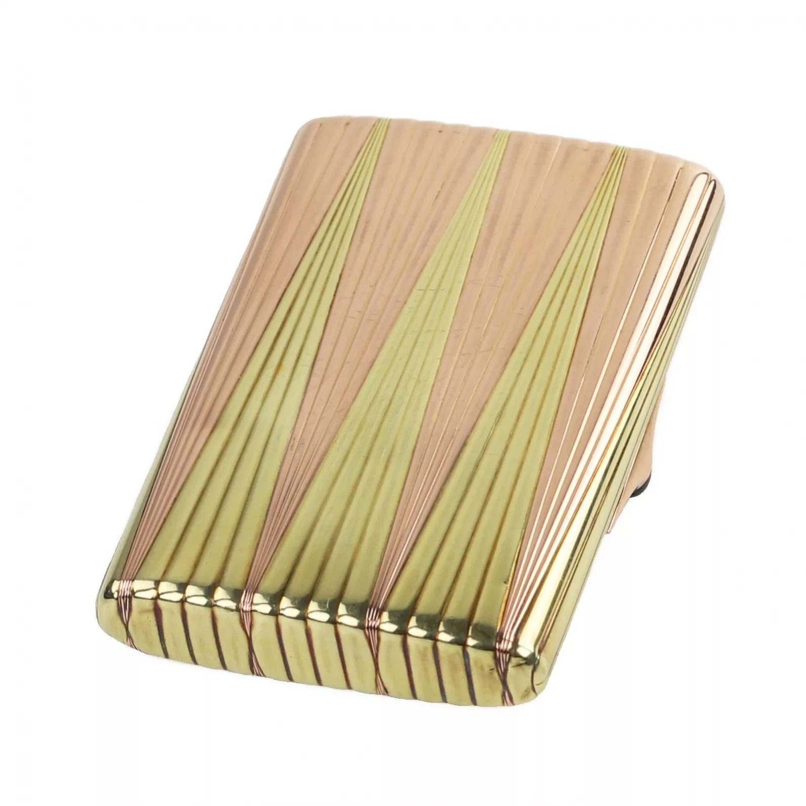 ÉTUI À CIGARETTES RUSSE EN OR 14 CARATS. FABRIQUE BEILIN & SON SAINT-PÉTERSBOURG, 1908–1917