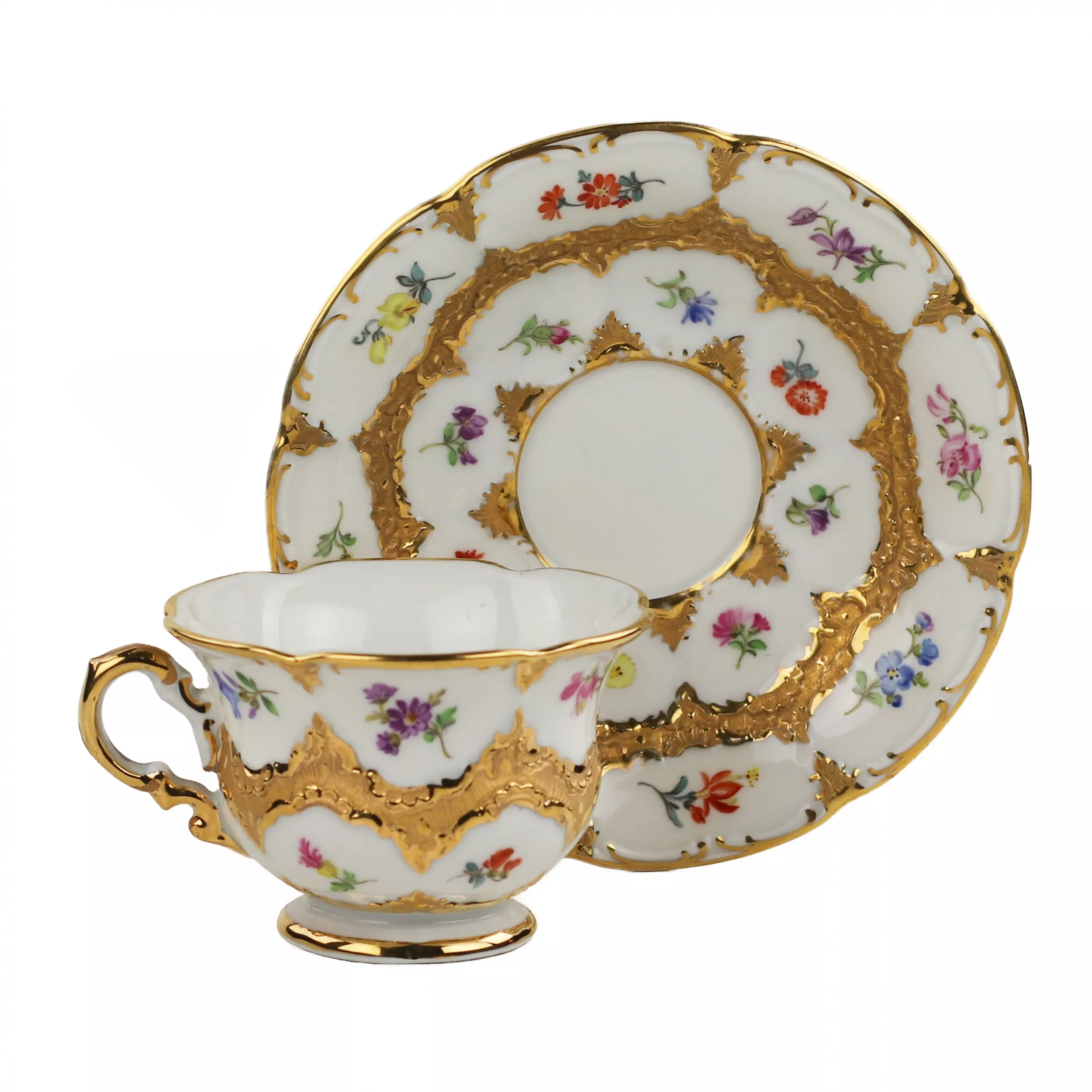 Cup with saucer Meissen 