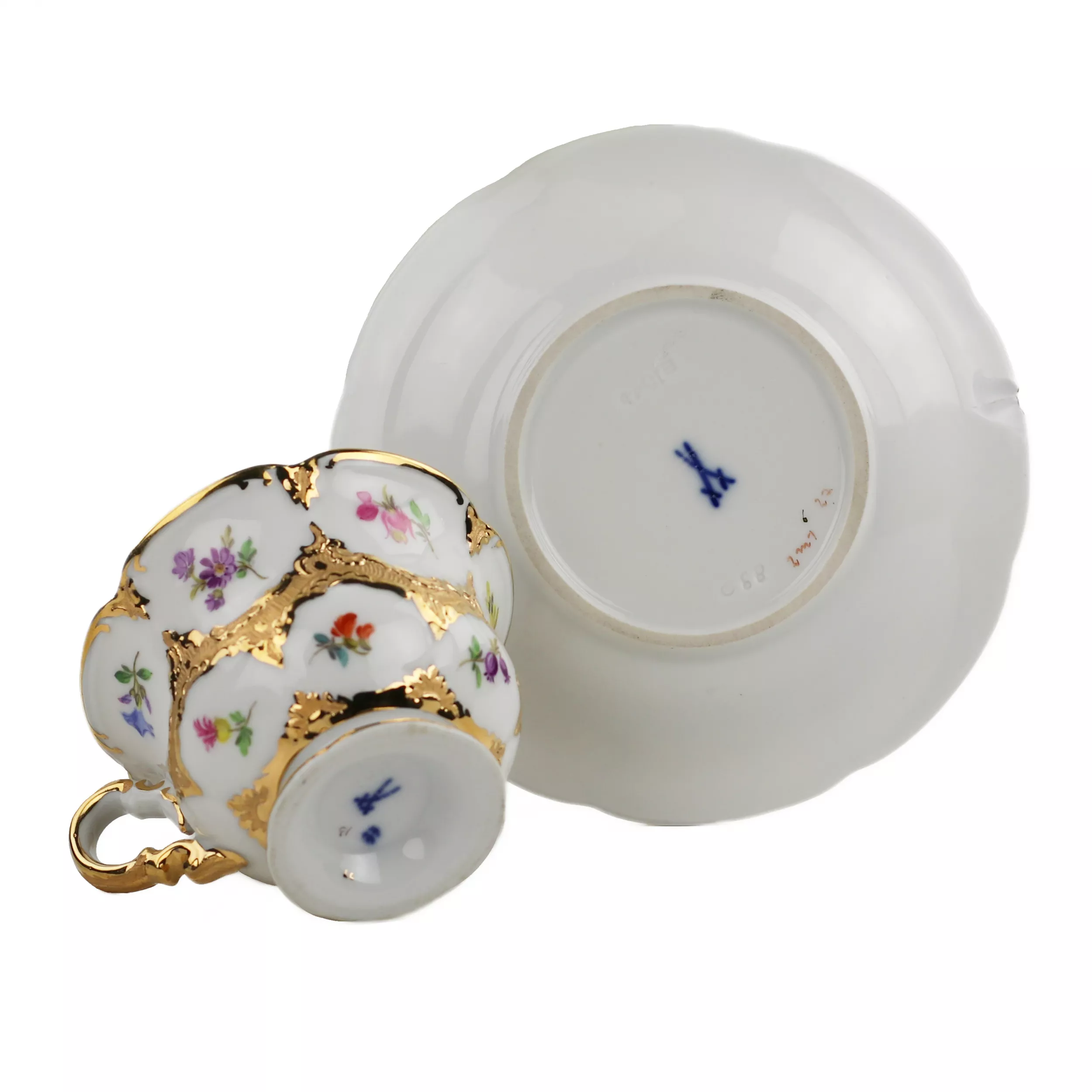Cup with saucer Meissen 