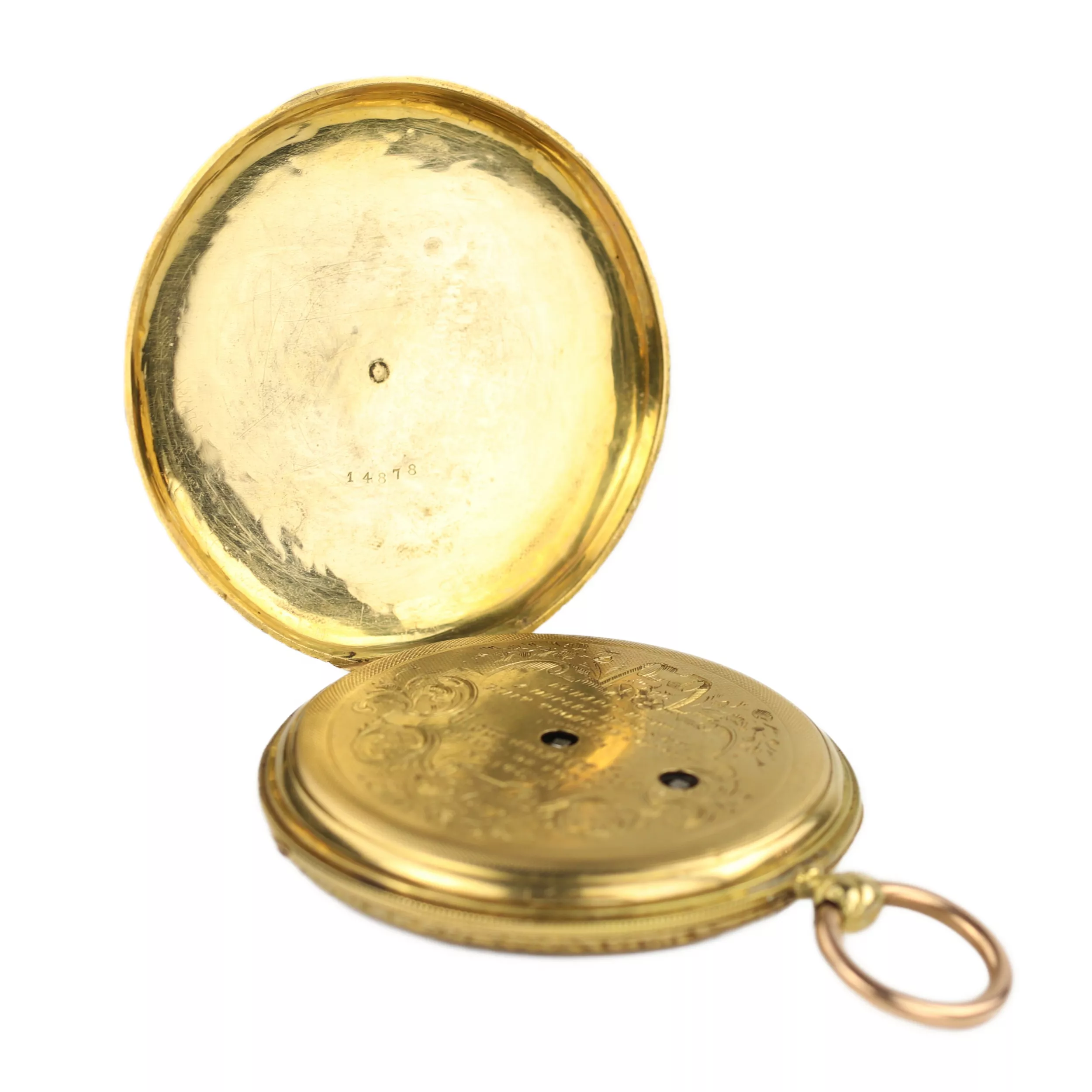 POCKET WATCH IN A GOLD CASE WITH A PORTRAIT OF EMPEROR ALEXANDER I. COURVOISIER FILS  SWITZERLAND, CHAUX-DE-FONDS, CIRCA 1815 - 1825