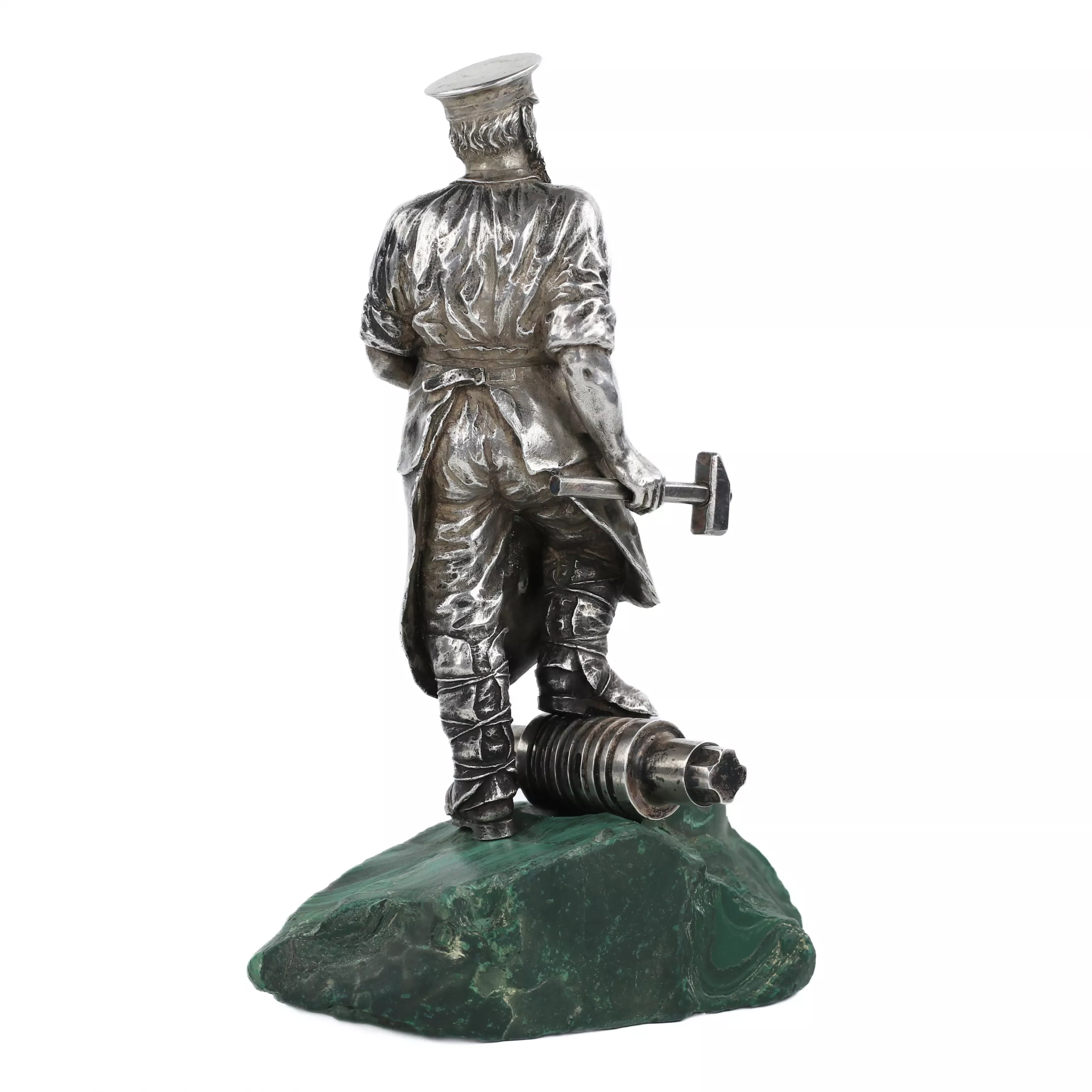 SCULPTURE EN ARGENT «INGÉNIEUR DES MINES». 1ÈRE ARTEL DE MOSCOU, 1908–1917