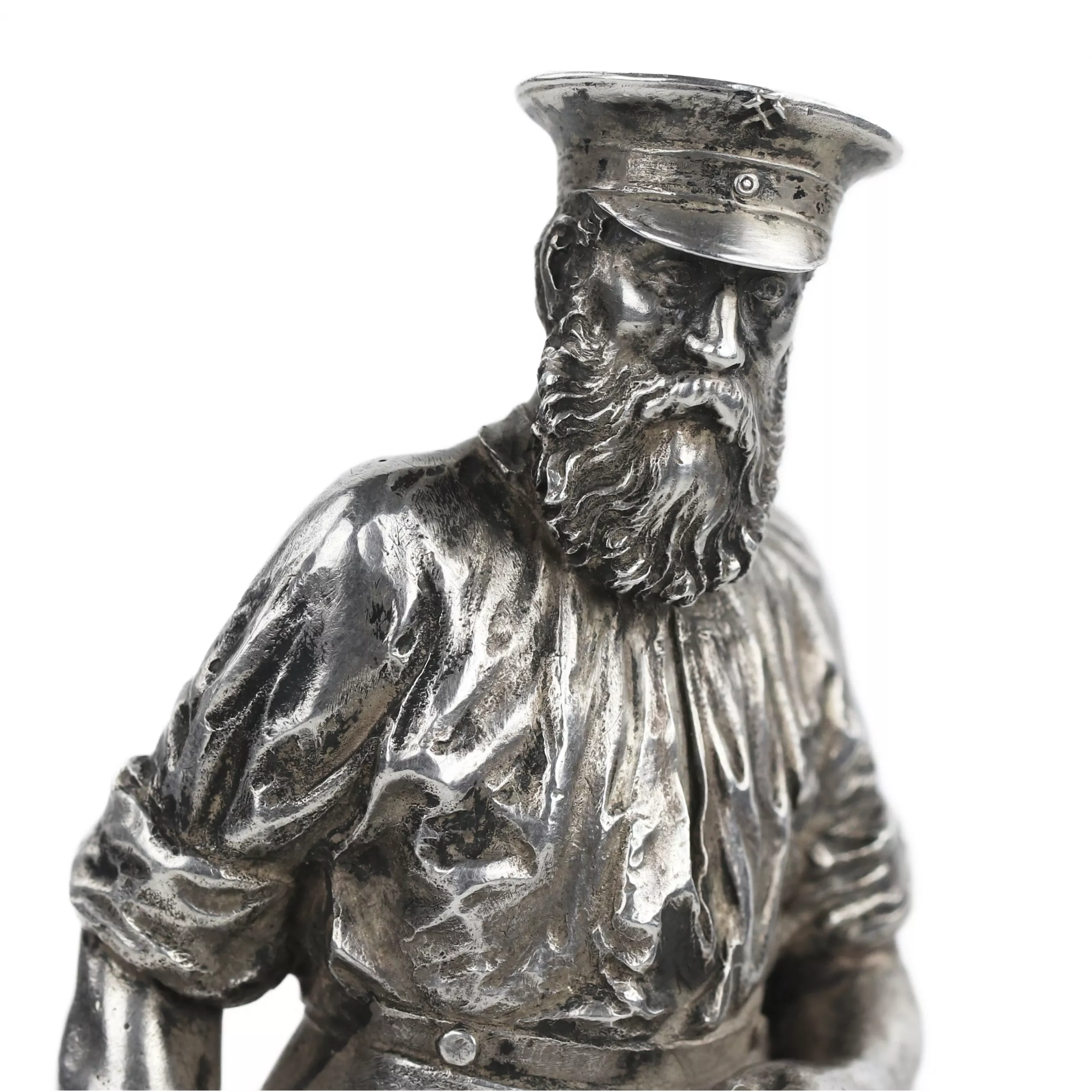 SCULPTURE EN ARGENT «INGÉNIEUR DES MINES». 1ÈRE ARTEL DE MOSCOU, 1908–1917