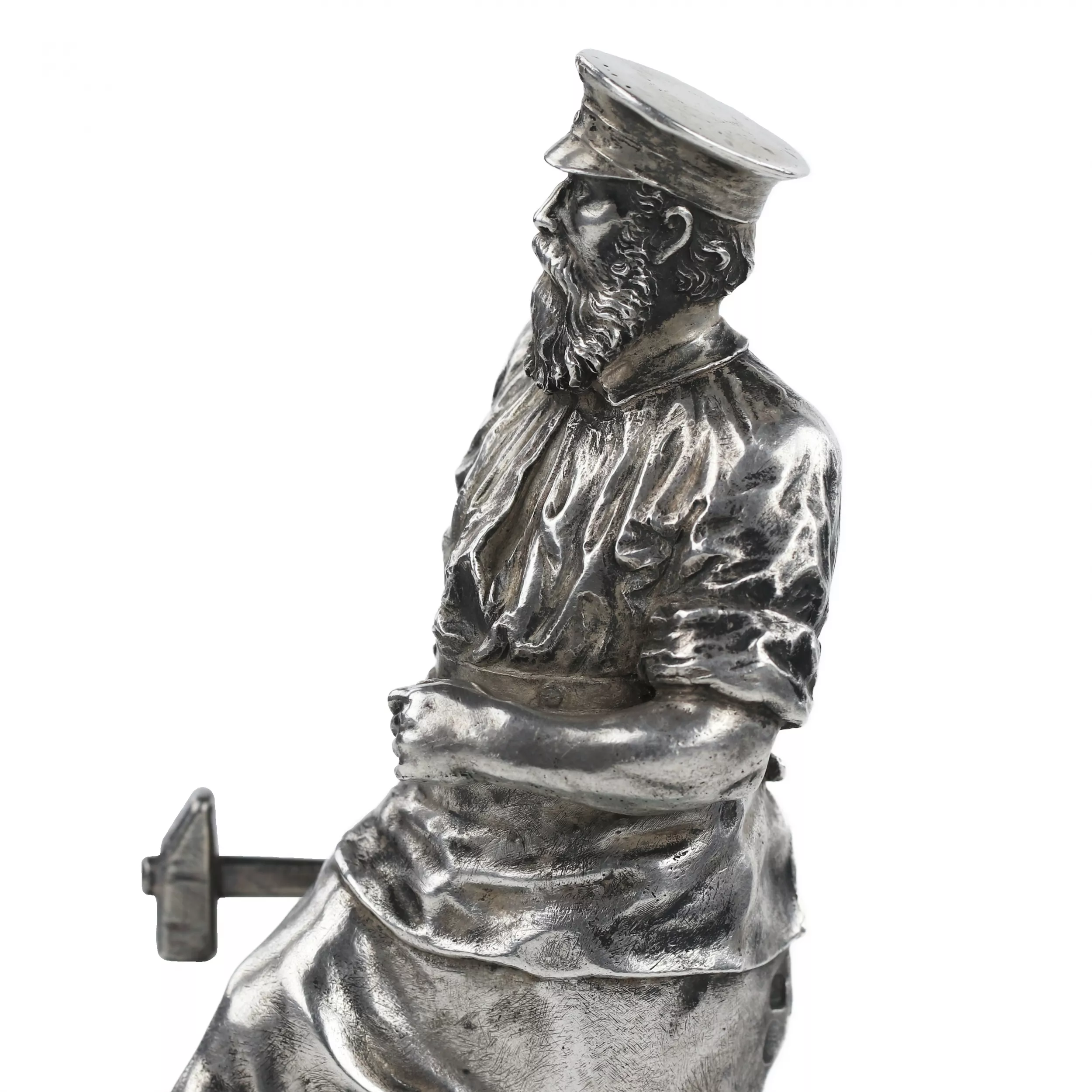 SCULPTURE EN ARGENT «INGÉNIEUR DES MINES». 1ÈRE ARTEL DE MOSCOU, 1908–1917